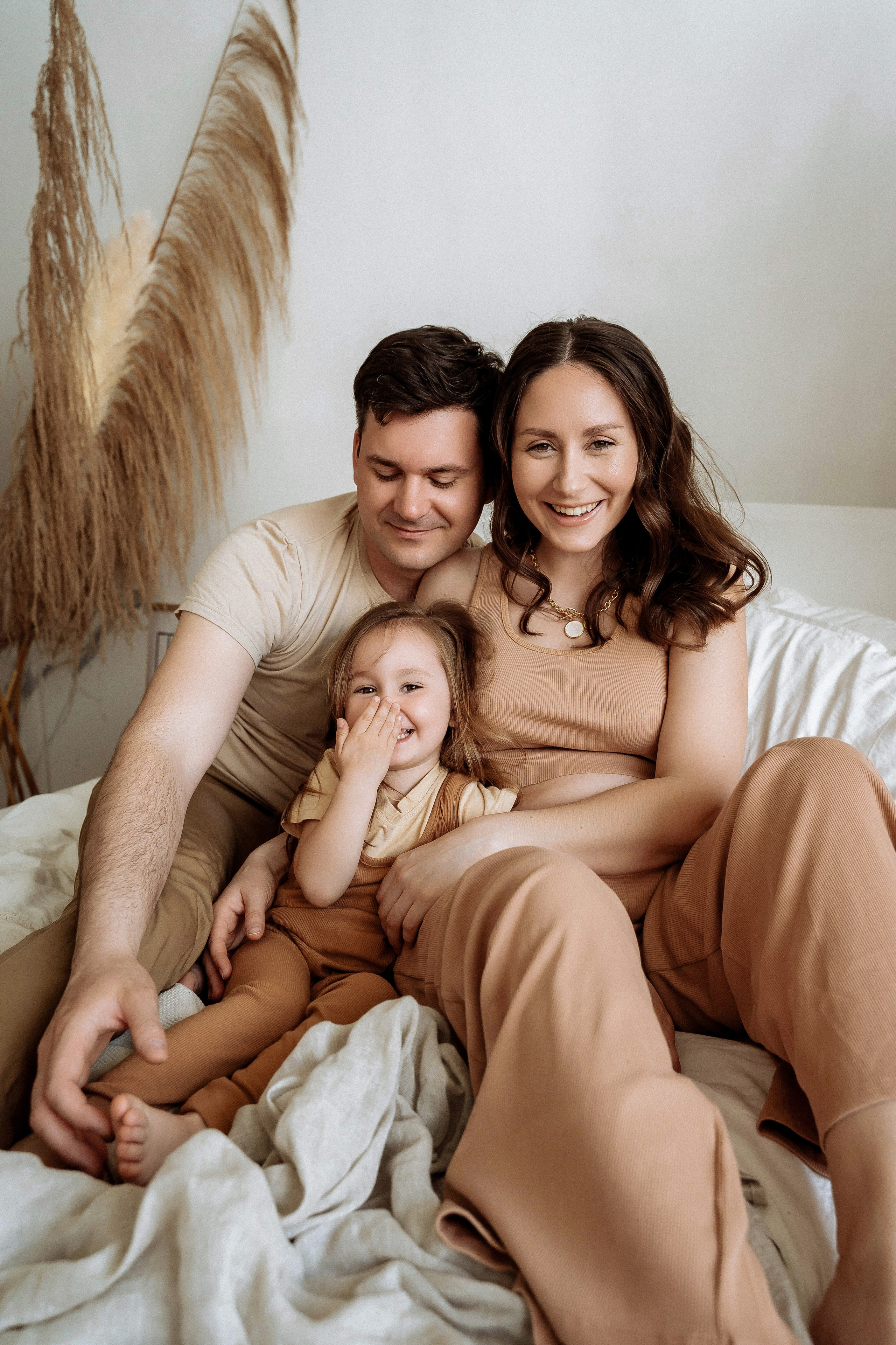 Андрей, Алёна и Анечка. Свадебный фотограф в Москве Яна Деньгина