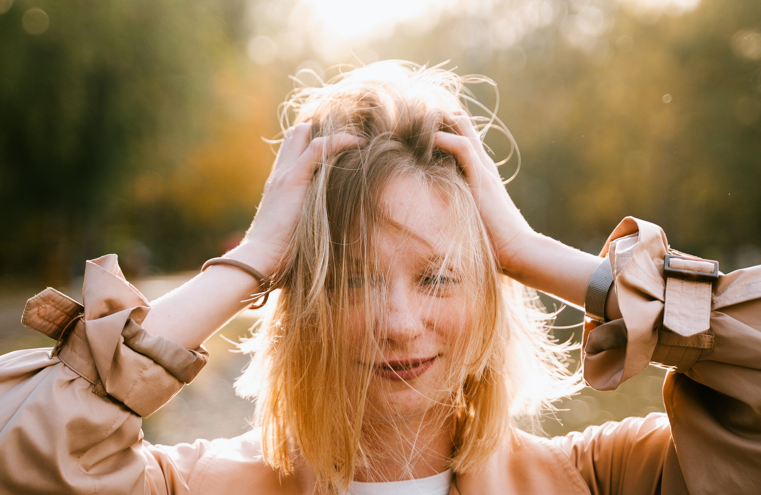 Наташа, осенний воздух и солнце. Фотограф Казань