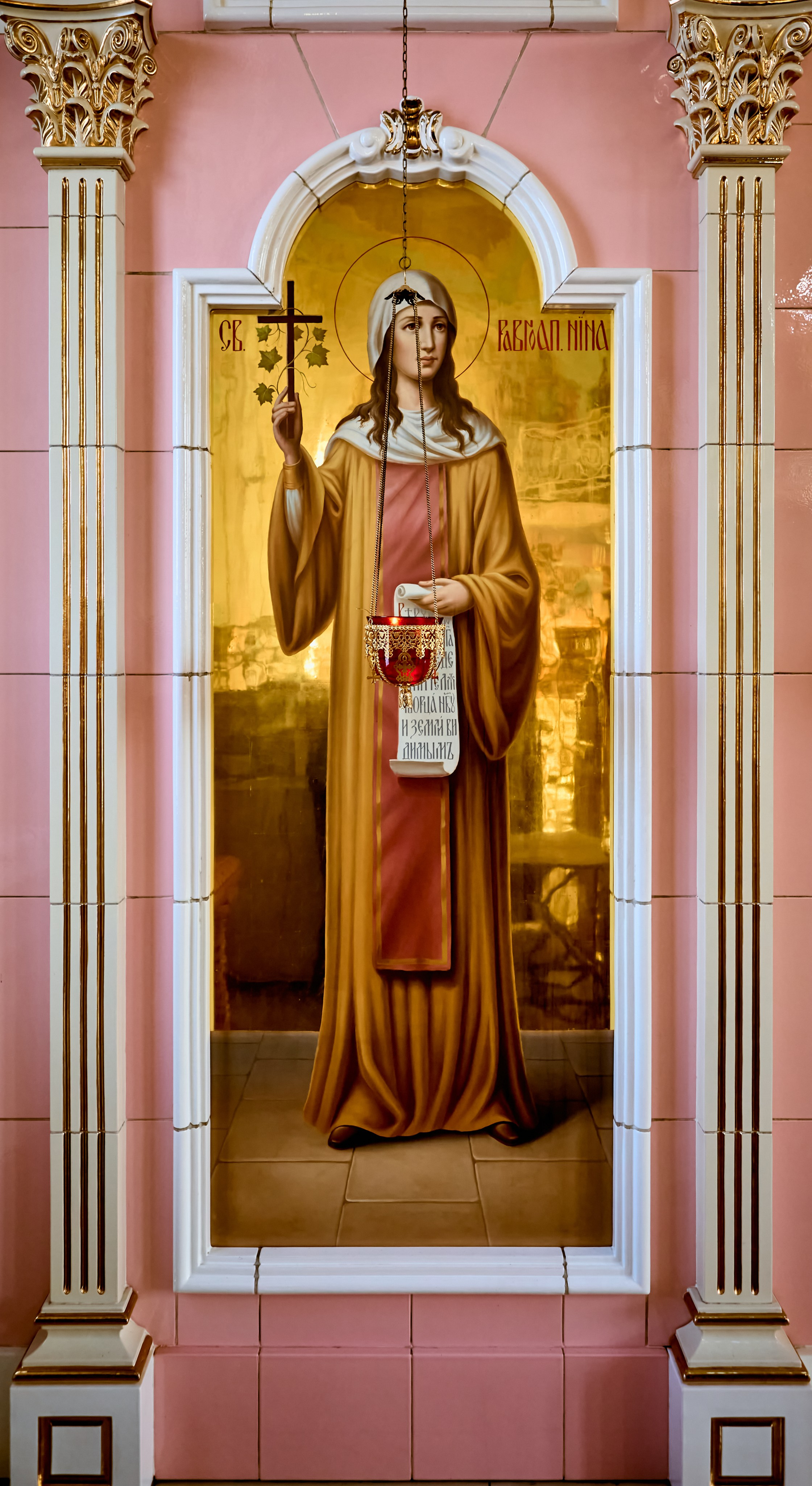 Святая Равноапостольная Нина. Храм Преподобного Серафима Саровского г. Дзержинск. Православный фотограф Николай Голованов