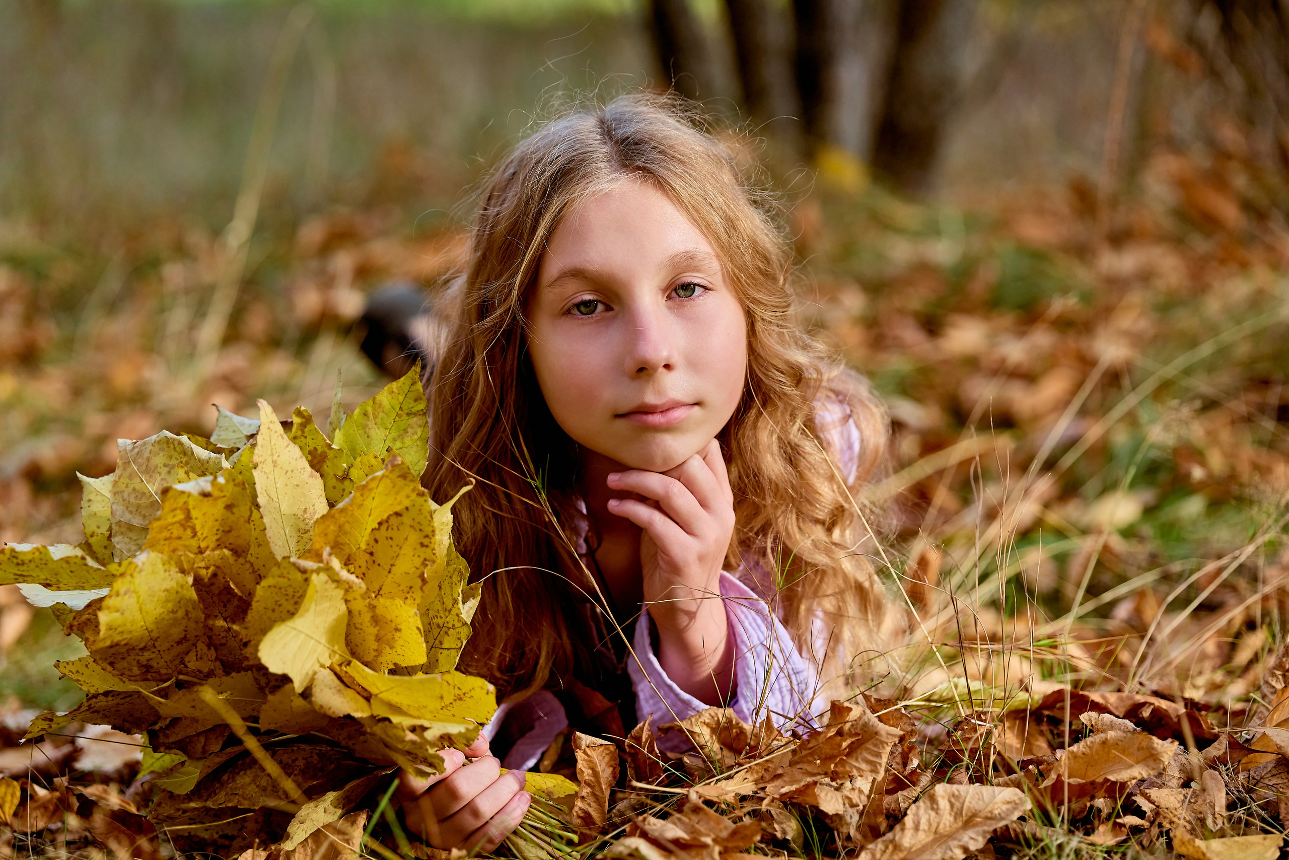 Золотая Осень школьная фотосессия