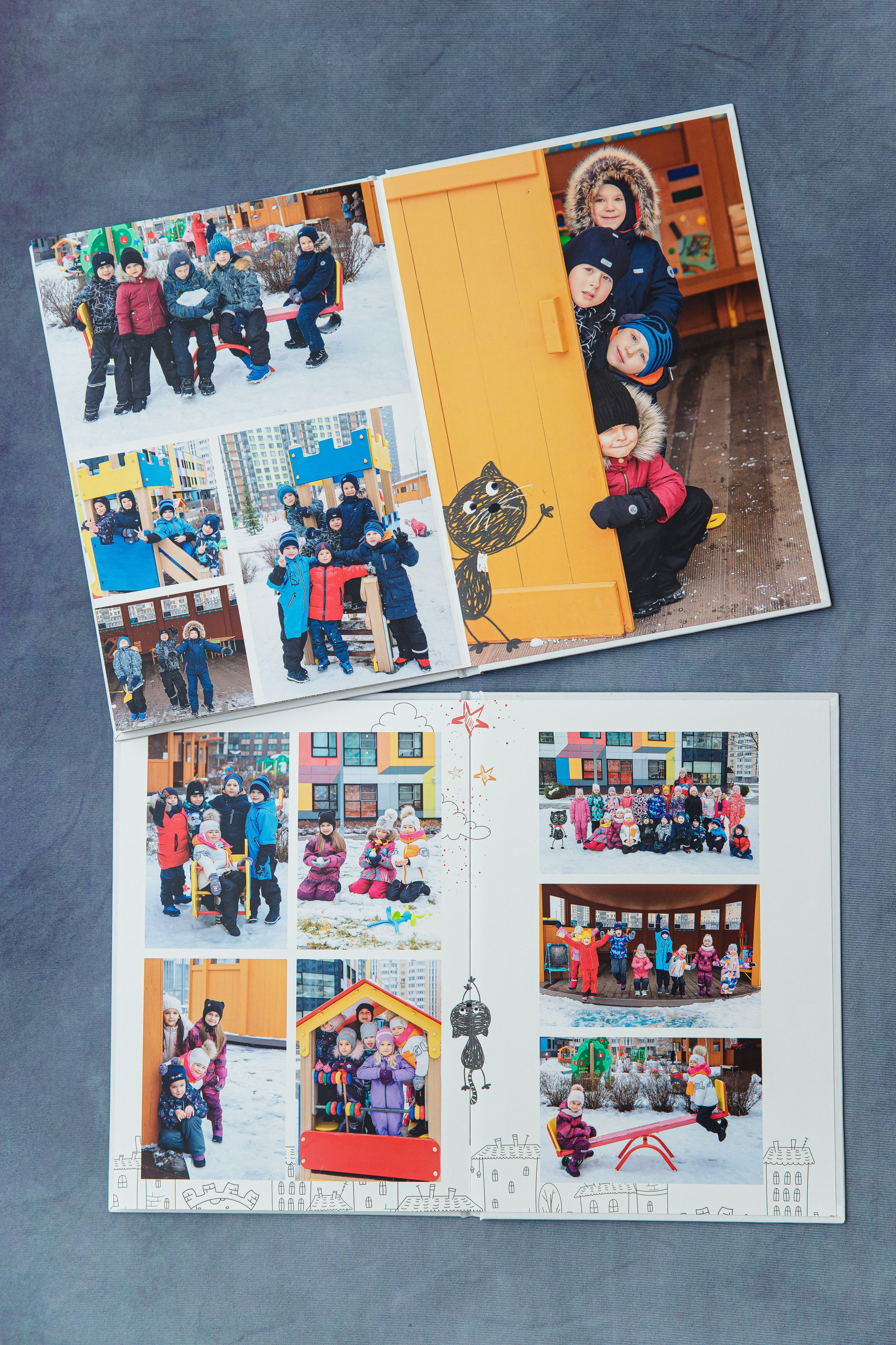 Альбомы «Котята» Детский сад' 2025. Семейный и детский фотограф в Москве Тихонова Ксения