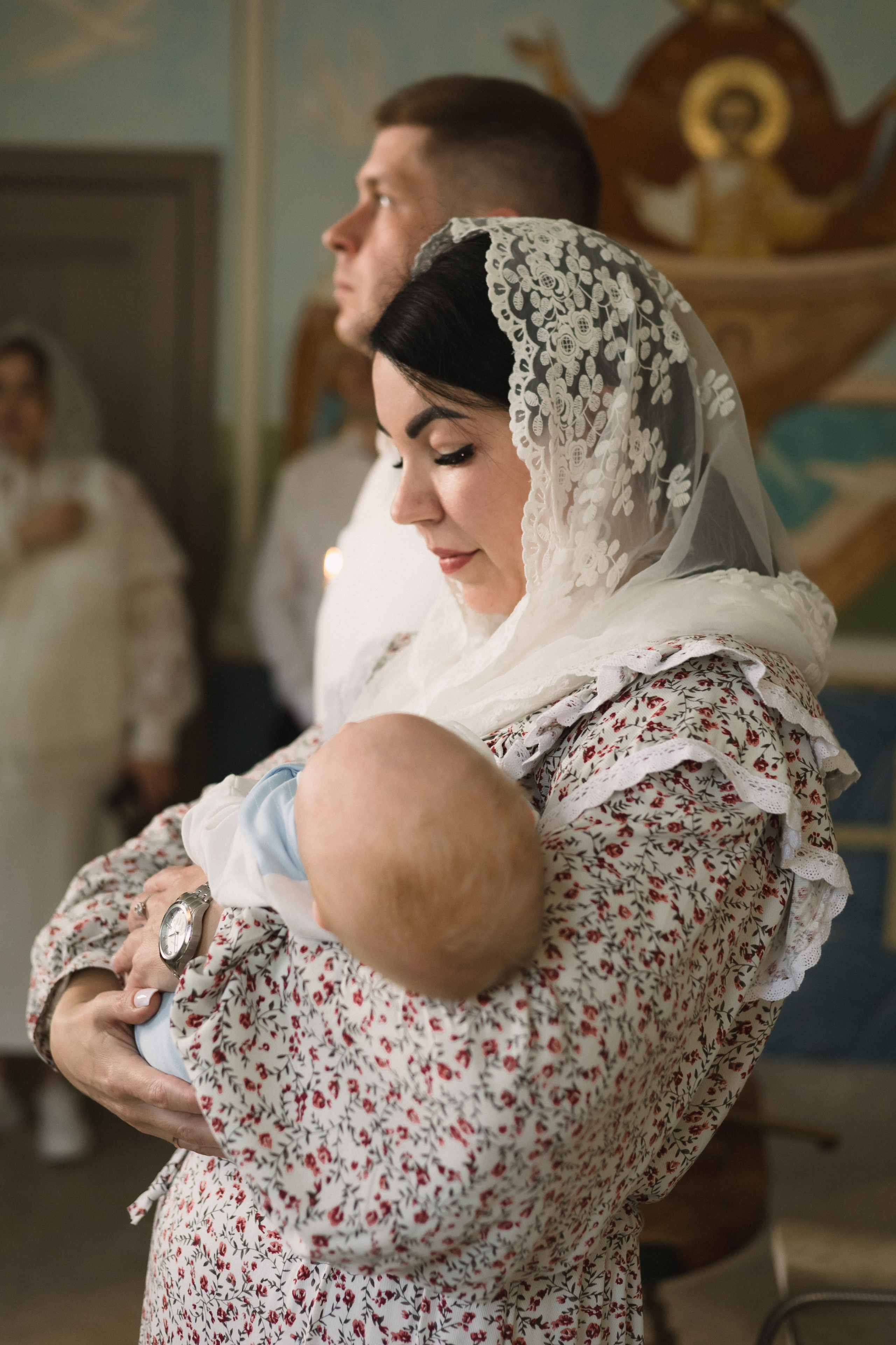 Крещение Степана. Семейный фотограф в Одинцово и Москве Эдита Власян