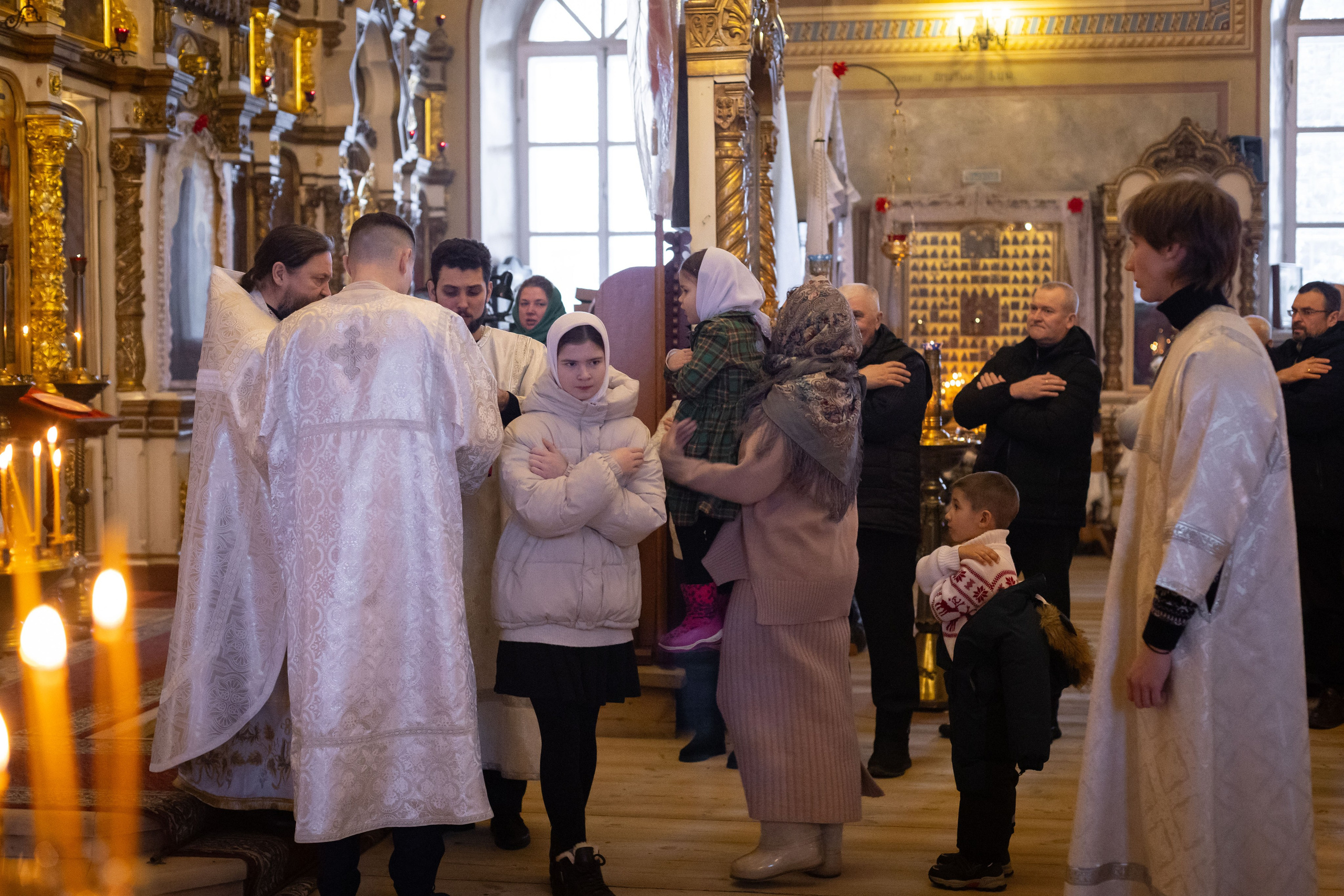 Крещение. Утренняя. Семейный и детский фотограф Анна Петракова