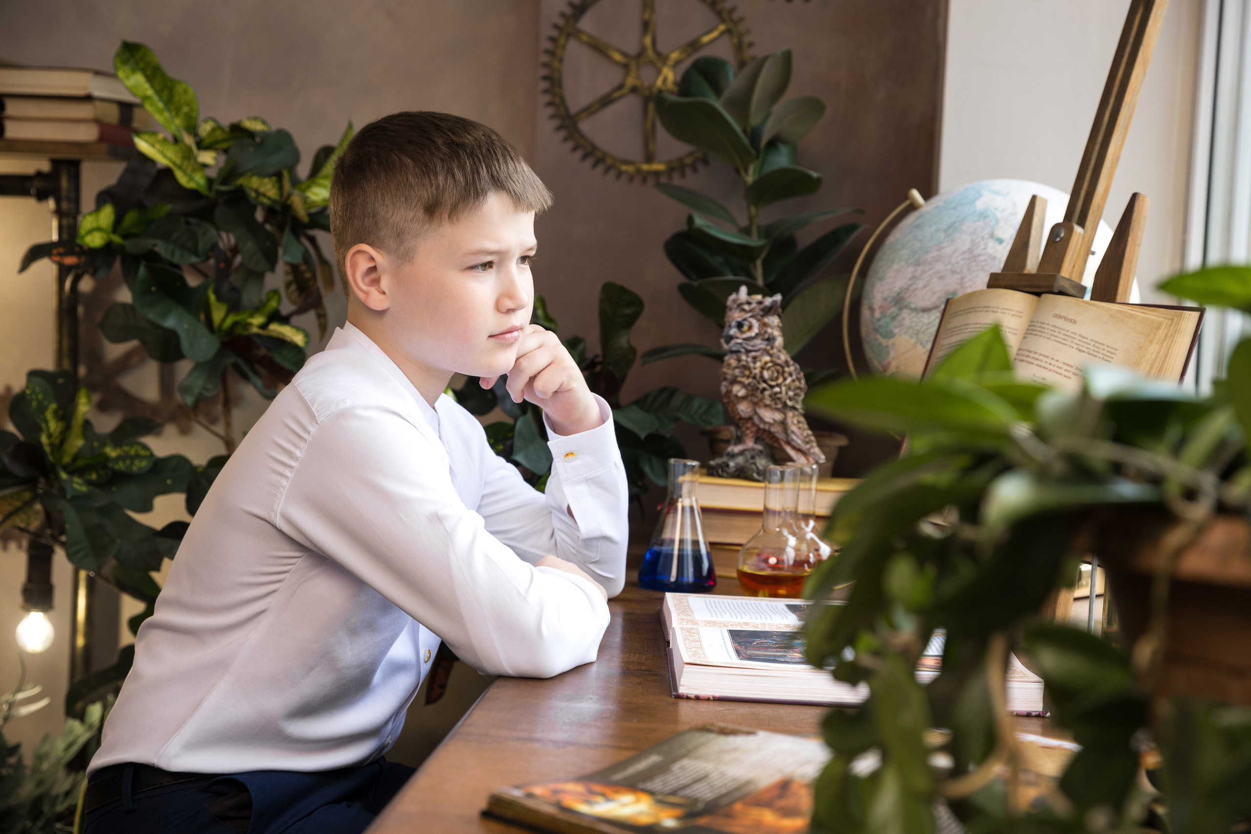 Портреты для четвертого класса в студии. Выпускные альбомы Евгении Виноградовой г. Липецк