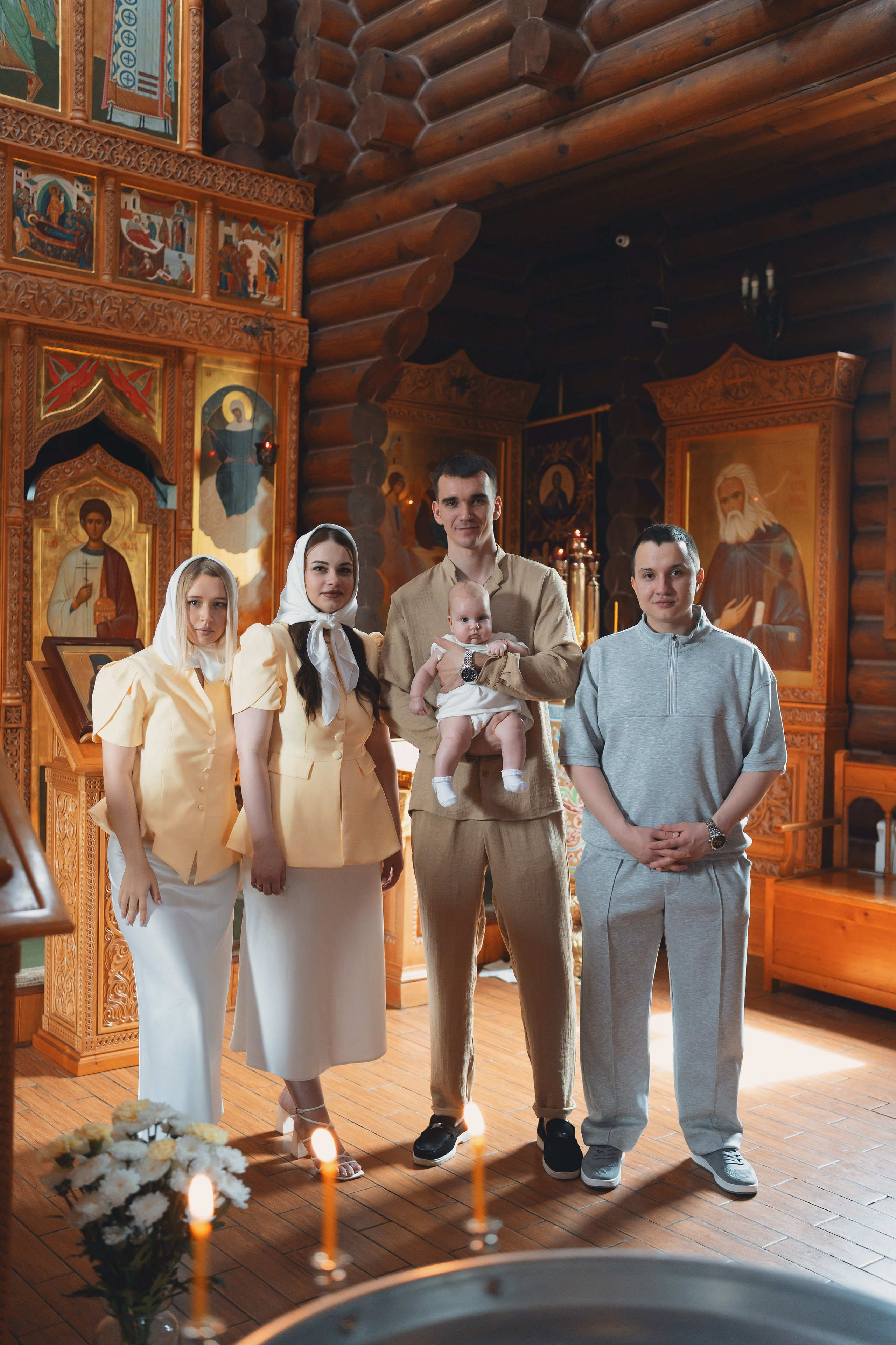 Крещение в Храме иконы Божией Матери Спорительница хлебов в Лобне. Семейный фотограф в Москве 📸