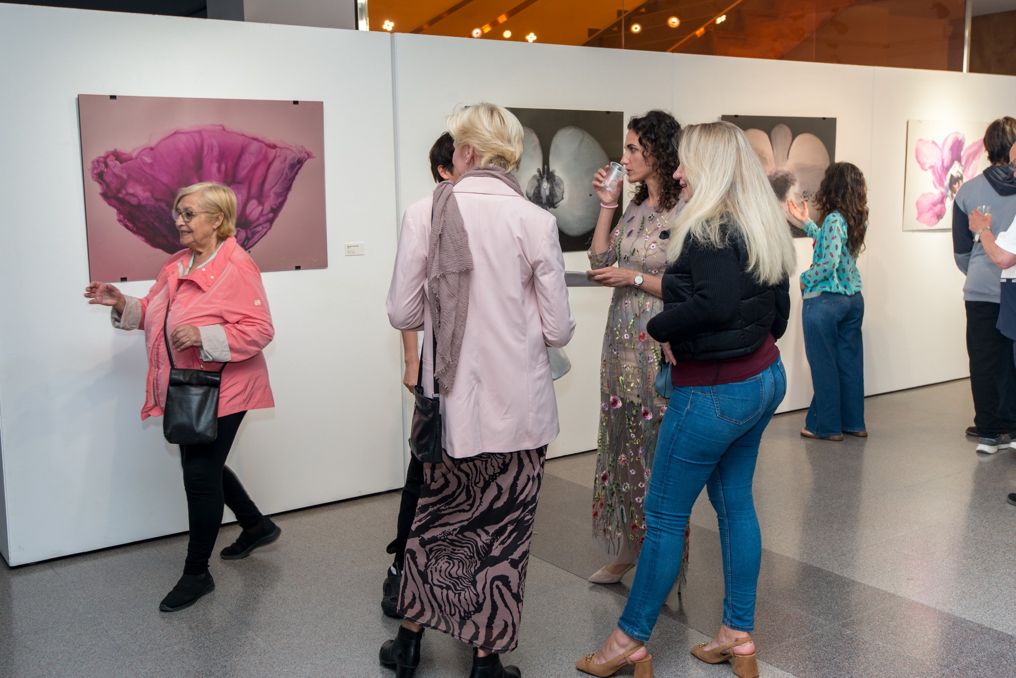 Abstract Art Exhibition. Photographer Aleksandr Rybintsev