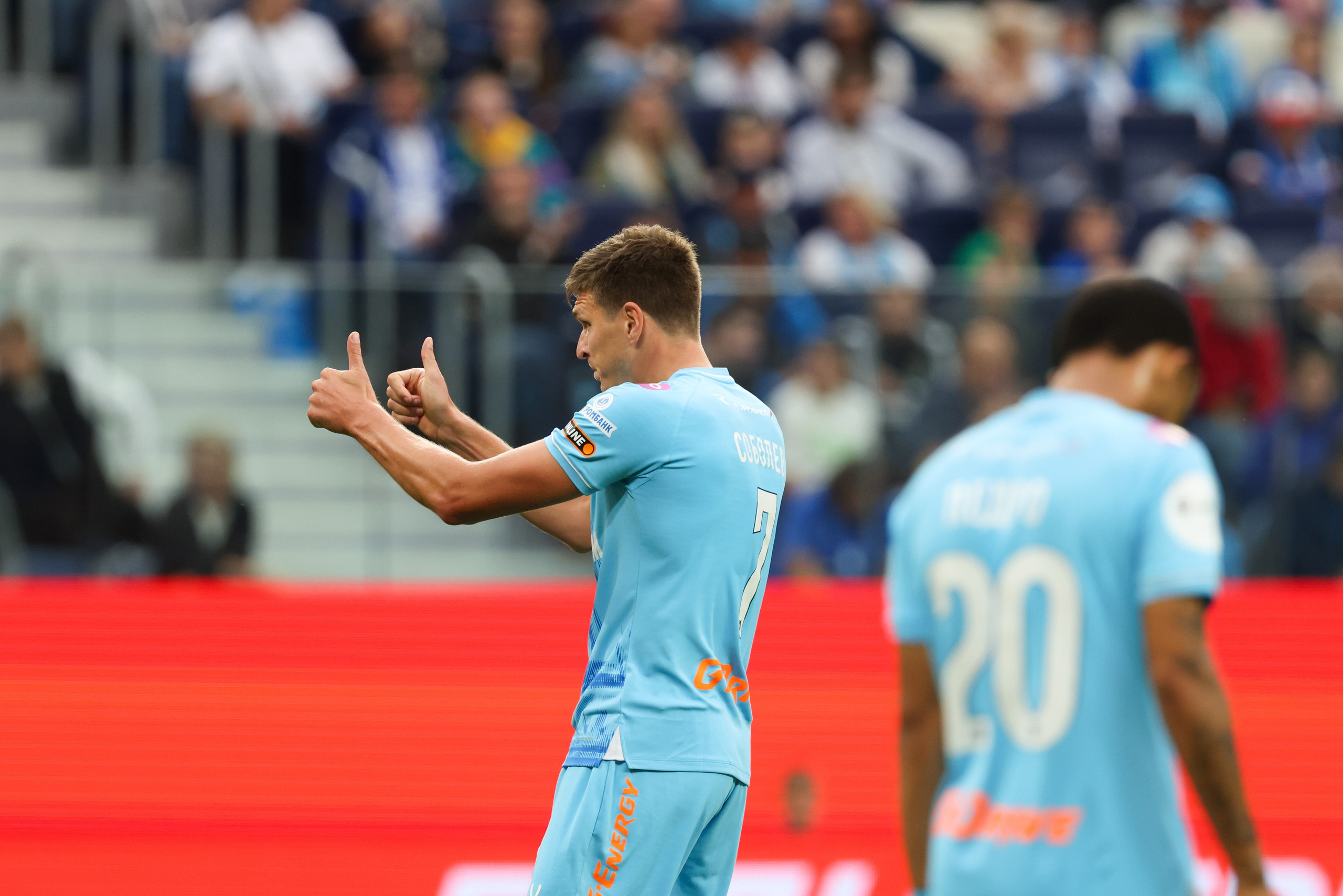 ФК «Зенит» — ФК «Динамо» Махачкала 23.08.2025. Спортивный и репортажный фотограф Антон Тереханов