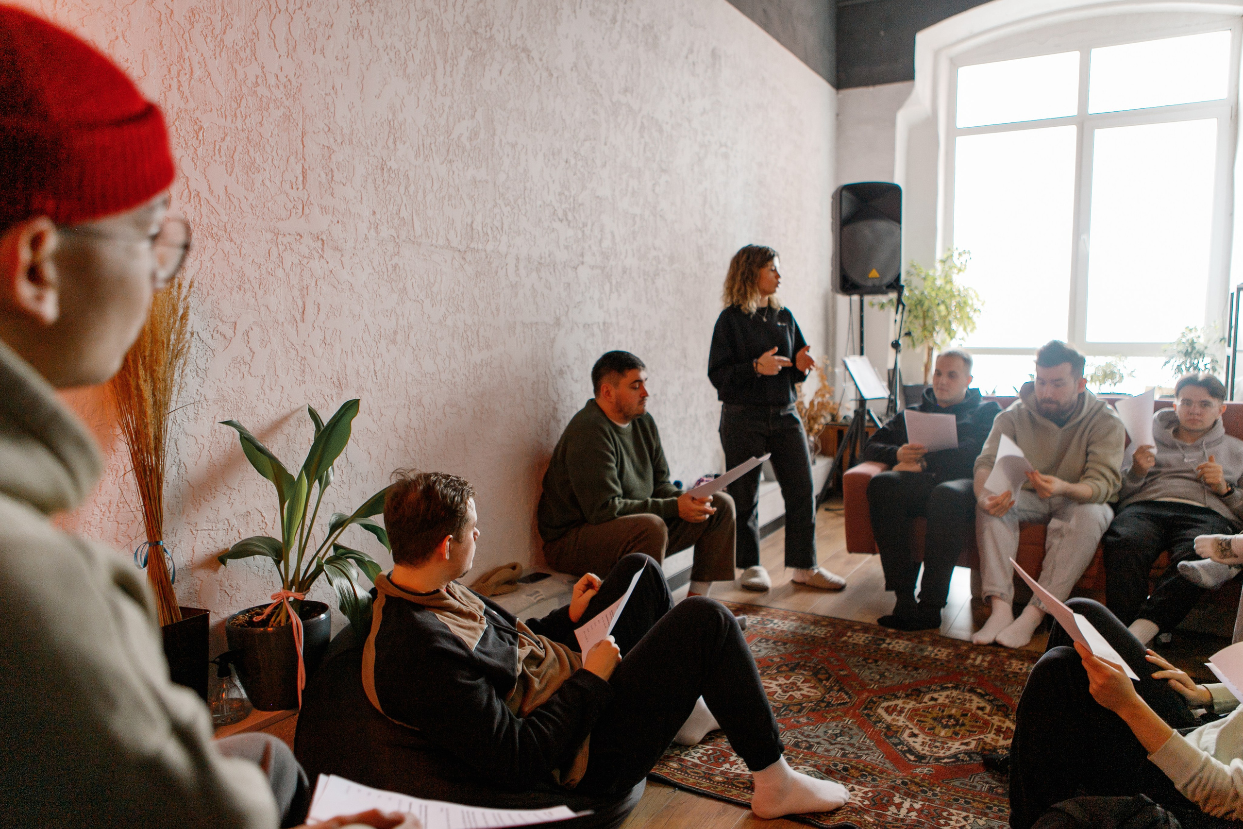 Мастер-класс по вокалу. Фотограф Анастасия Кулешова