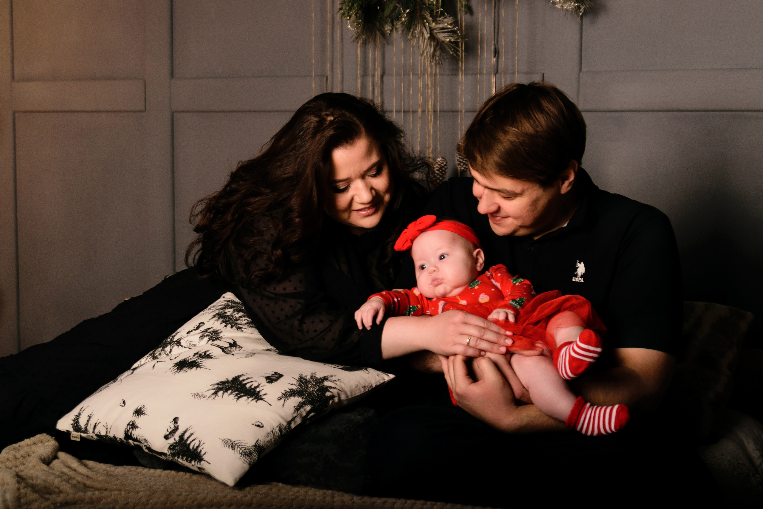 Семейная новогодняя фотосесиия. Ада Колесова newborn фотограф, детский и семейный фотограф, в ожидании чуда