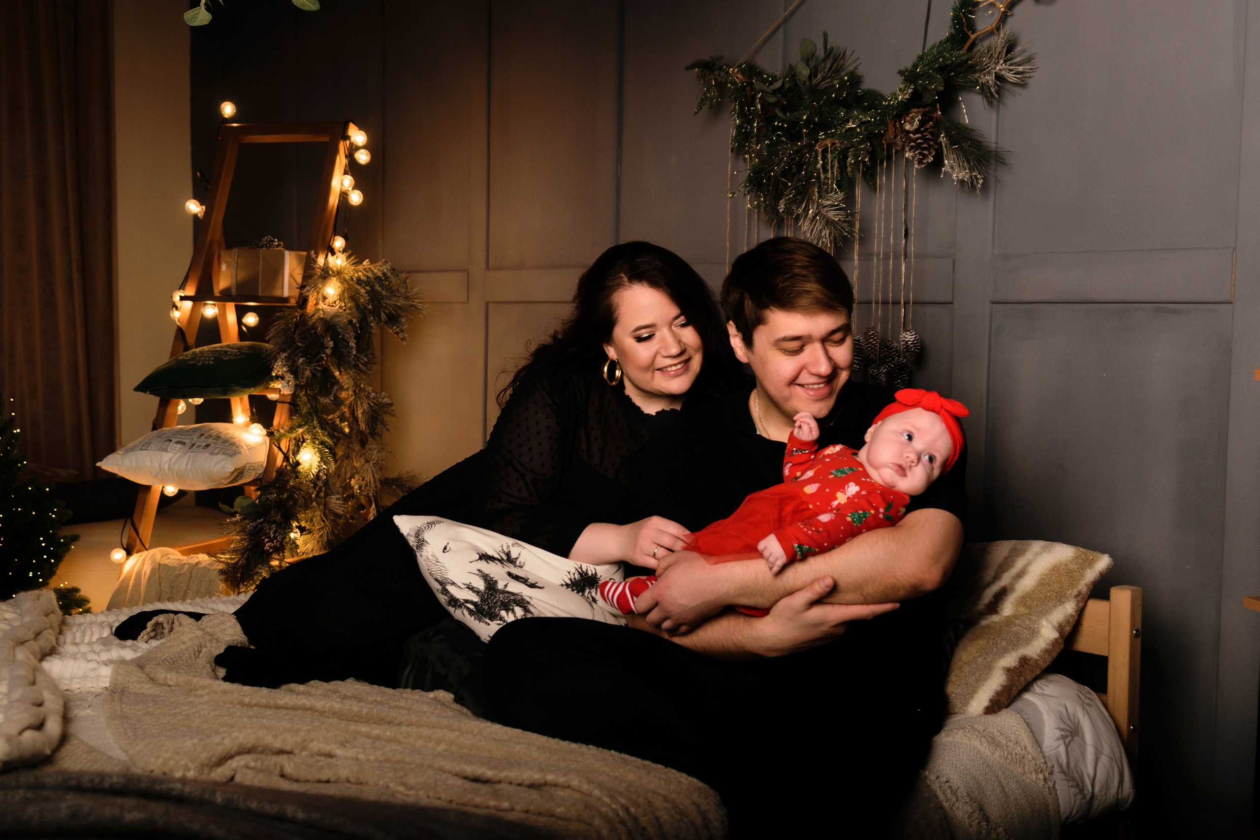 Семейная новогодняя фотосесиия. Ада Колесова newborn фотограф, детский и семейный фотограф, в ожидании чуда