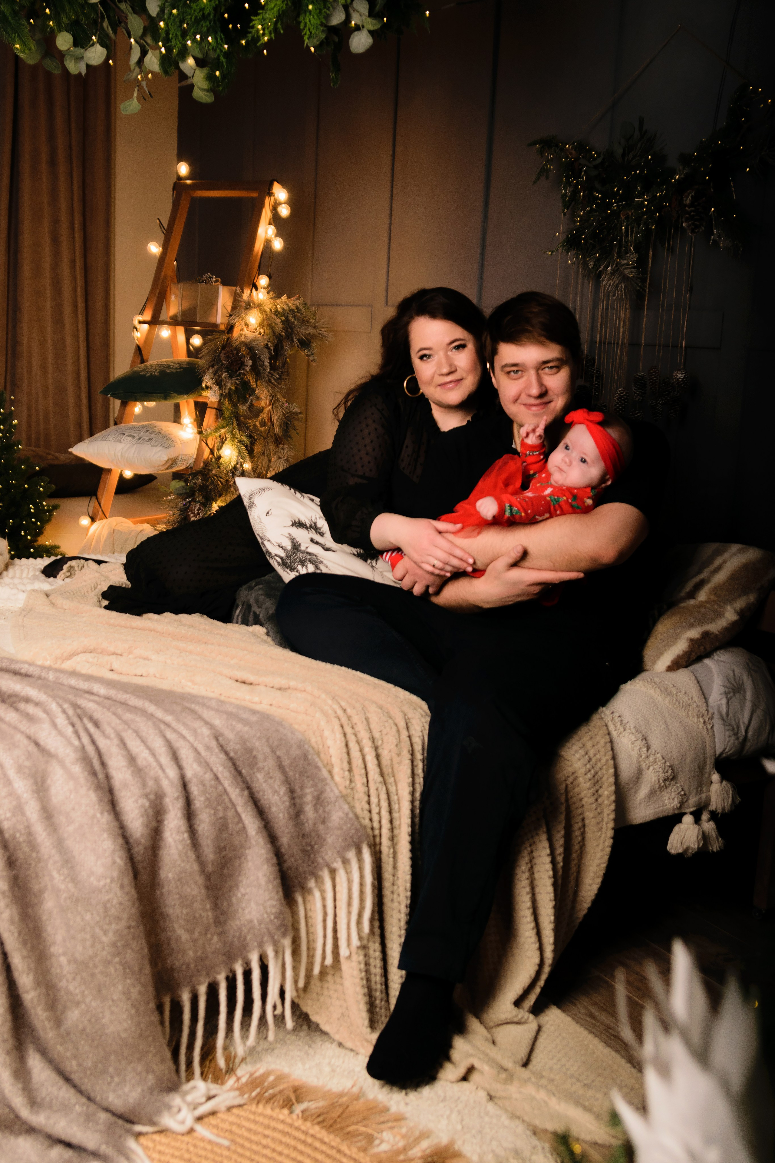 Семейная новогодняя фотосесиия. Ада Колесова newborn фотограф, детский и семейный фотограф, в ожидании чуда