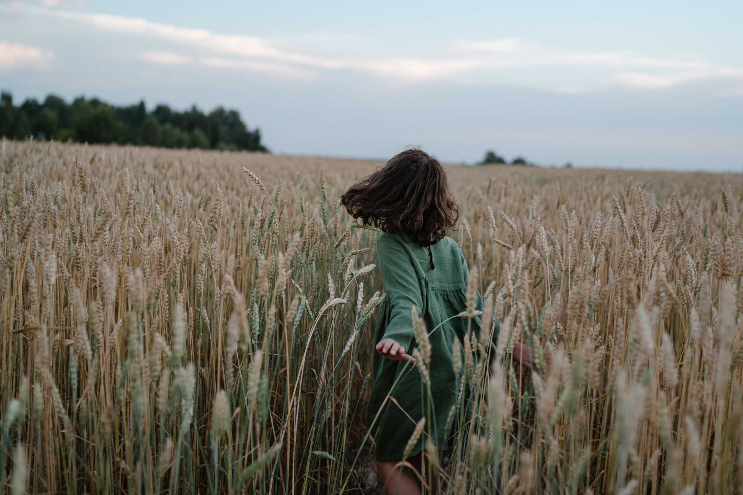 Вечер в колосках. Семейный и детский фотограф Москва Дарья Бугра