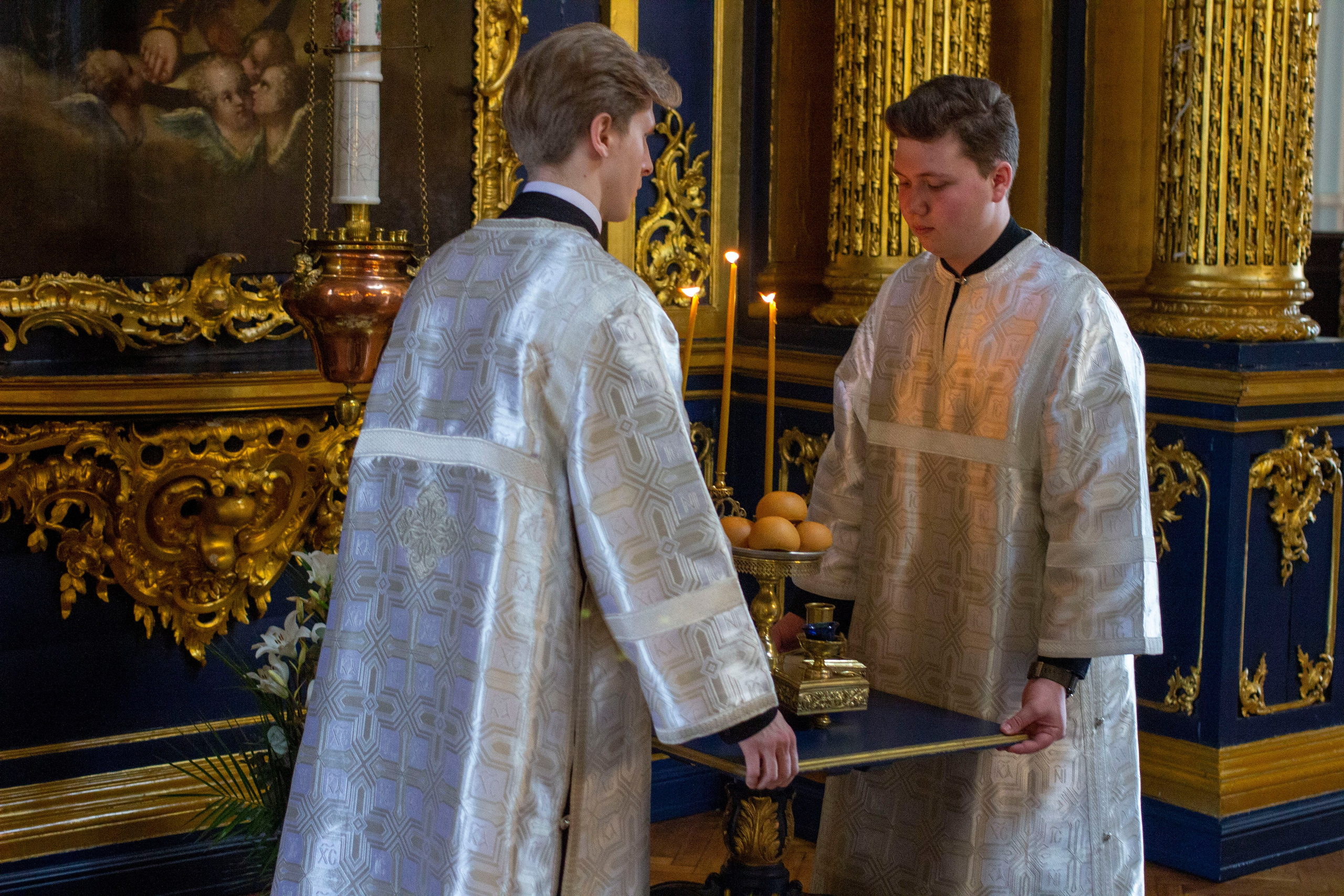 ВЕЛИКАЯ СУББОТА. НИКОЛО-БОГОЯВЛЕНСКИЙ МОРСКОЙ СОБОР