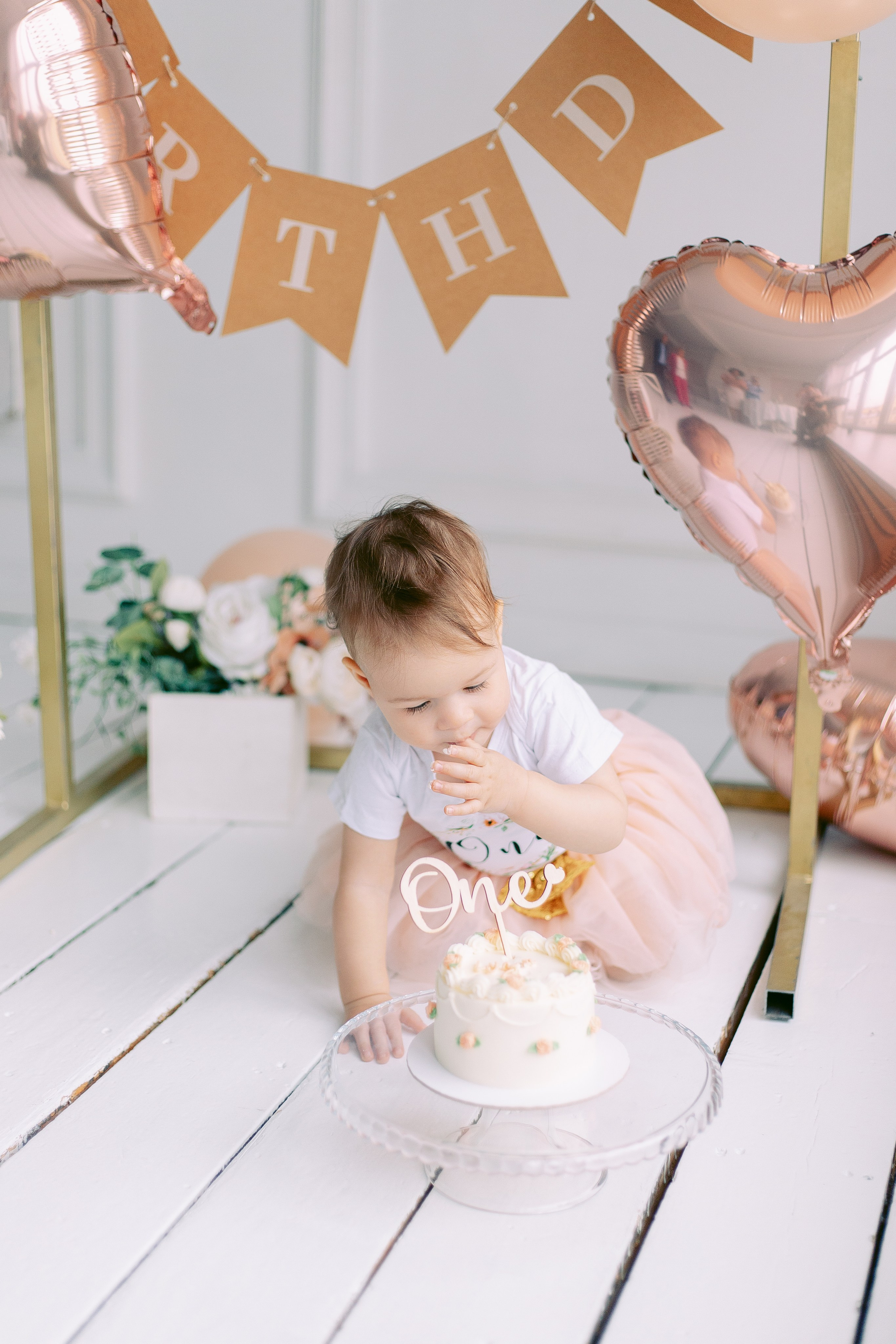 Фотосессия первый тортик/годовасия. Семейный фотограф Анна Скворцова