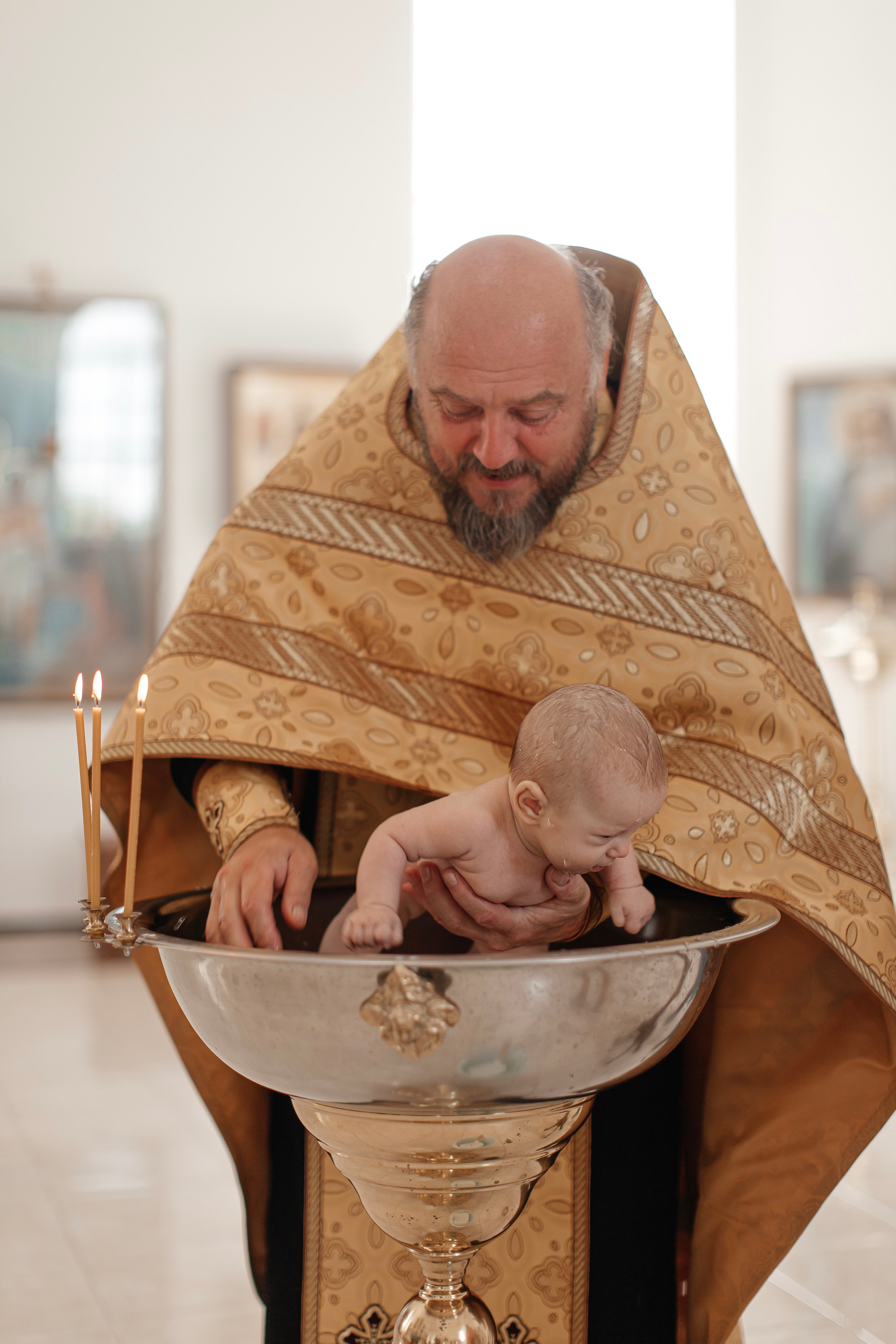 Таинство Крещения. Фотограф Лиана Артемова в Пензе