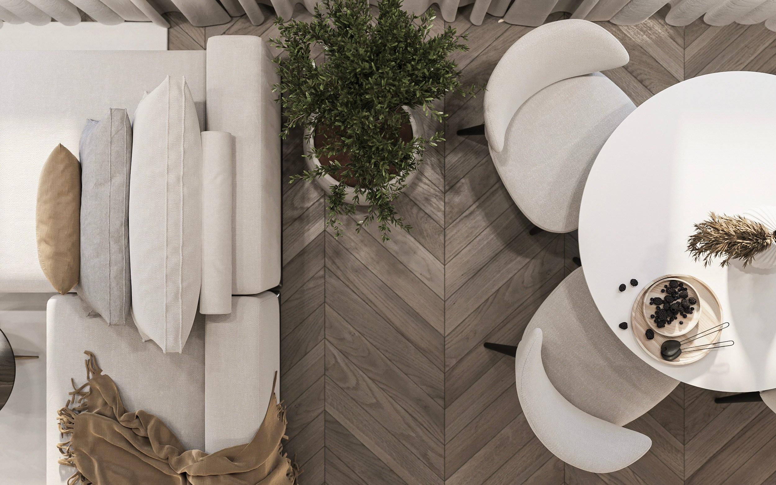 ЖК Державина, 50. Площадь 61 кв. м. Дизайнер интерьера в Новосибирске_Елена Сергеева