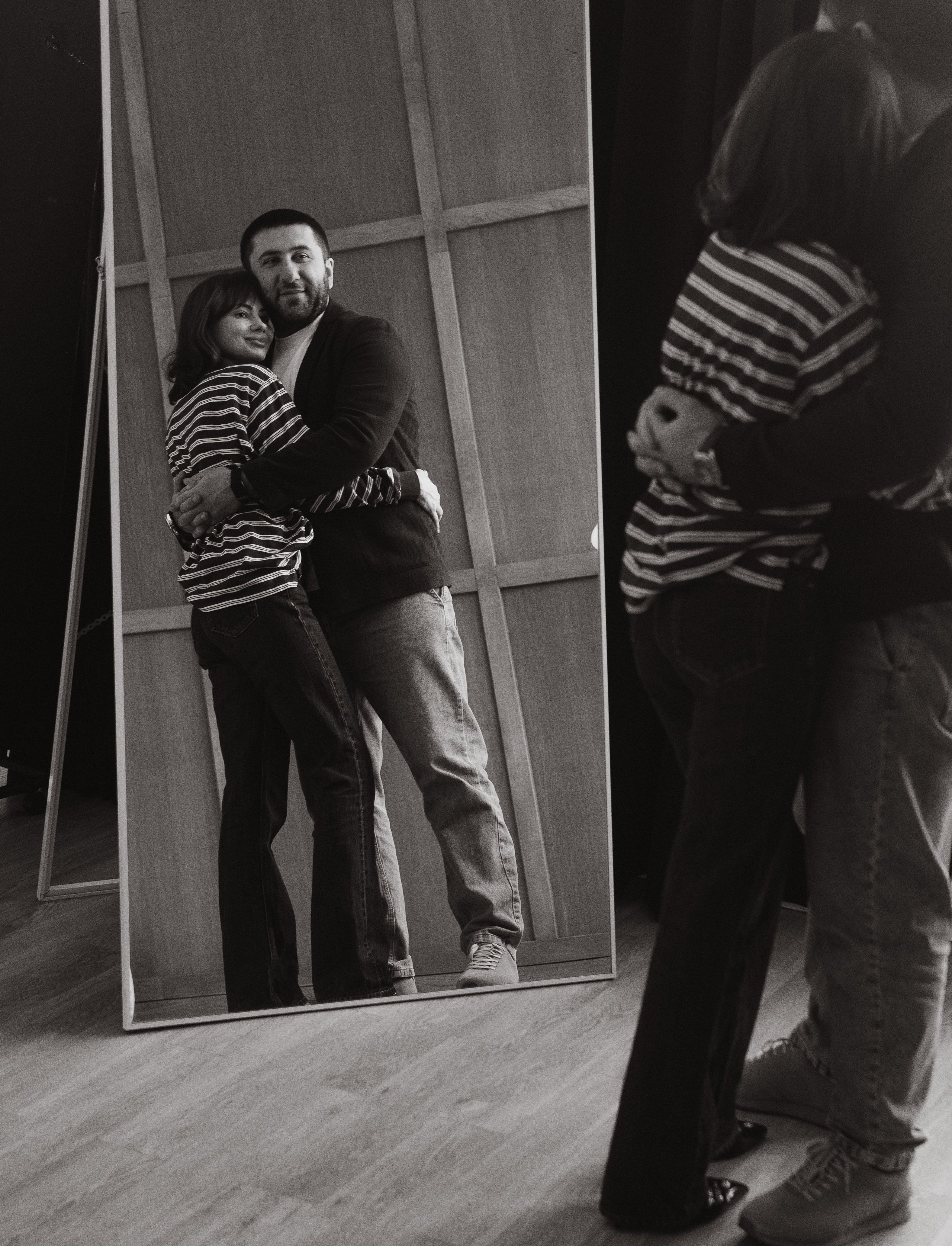 Студийная семейная фотосессия. Семейный, ньюборн фотограф, фотограф на роды в Москве, Виктория Тюльдюкова