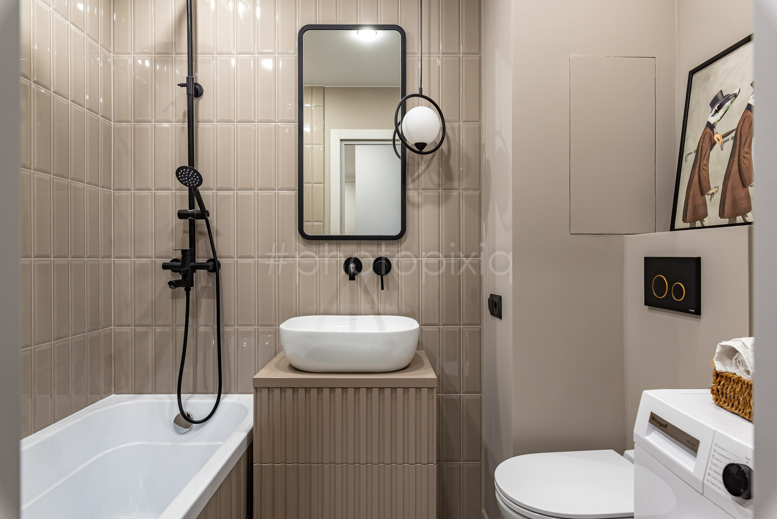 Интерьерная съёмка двухкомнатной квартиры на Волгина. Интерьерная съёмка и виртуальные туры — Интерьерный фотограф Кузнецов Сергей (photopixiq)