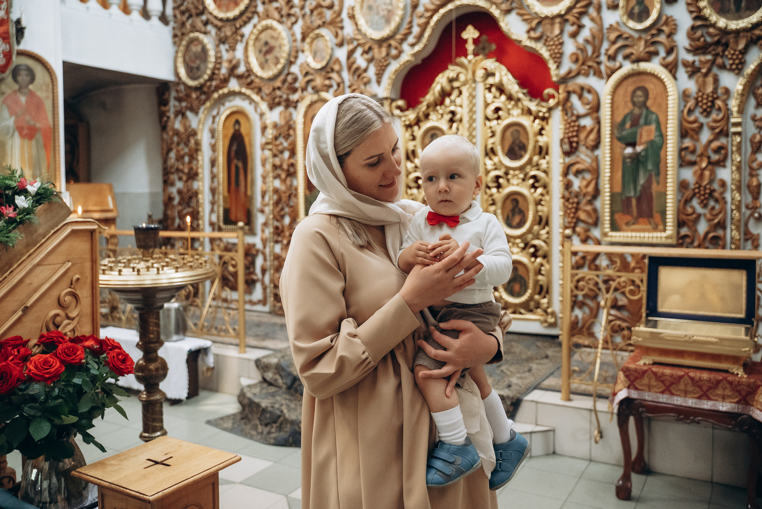Крещение Демьяна. Семейный фотограф в Минске Дарья Дреко