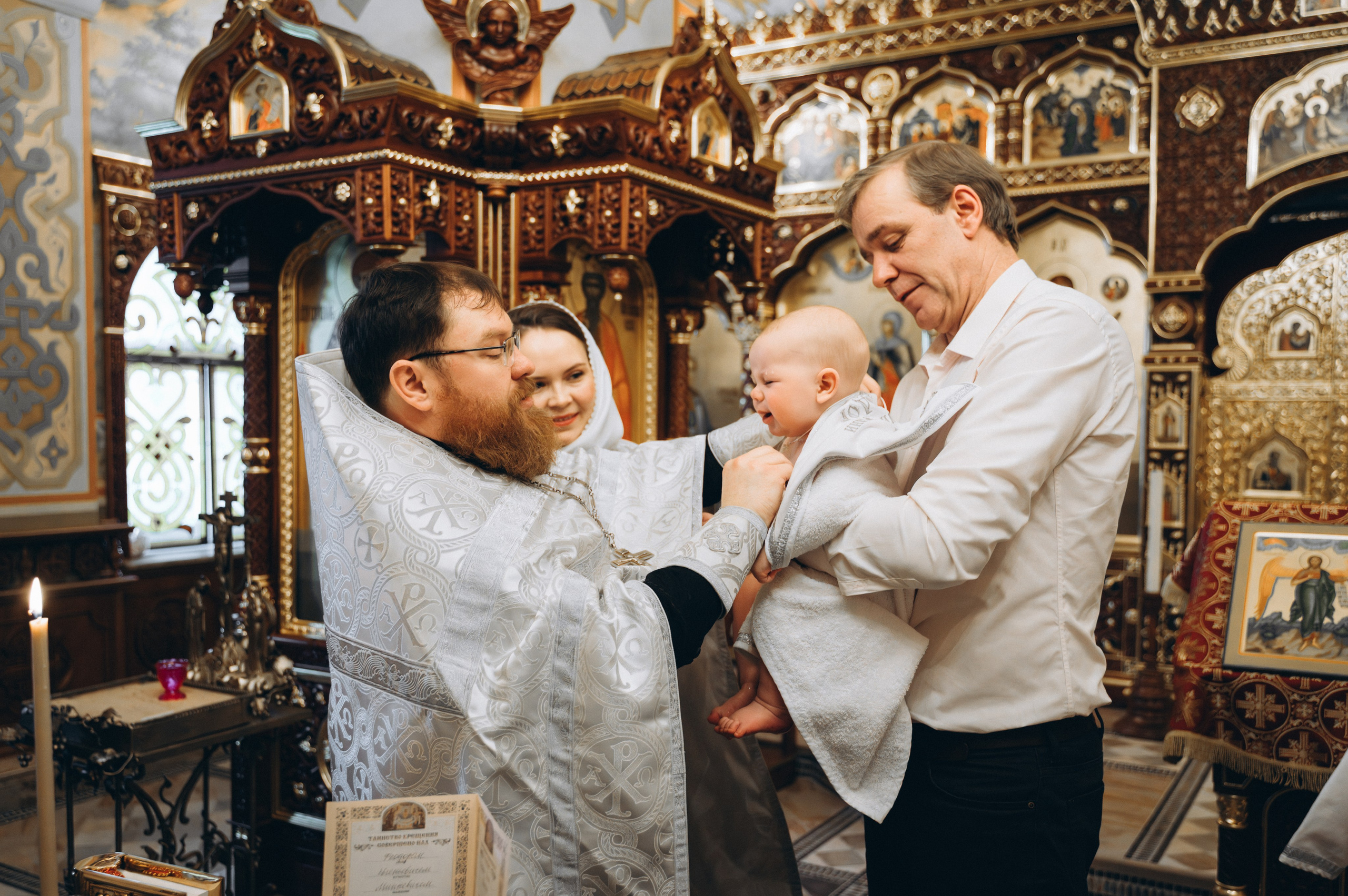 Крещение Фёдора (Храм Всех Святых) криптовый. Семейный фотограф в Минске Дарья Дреко