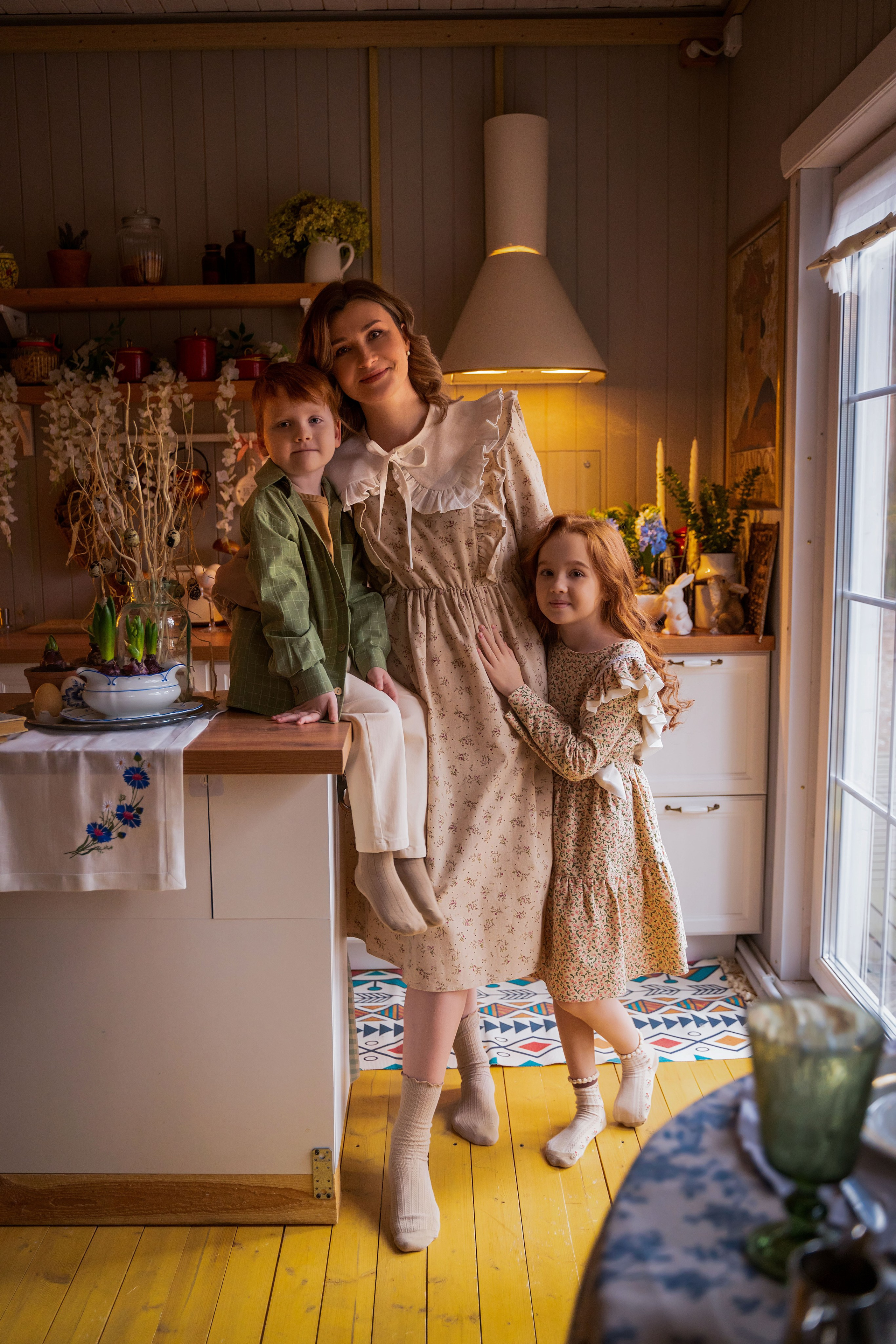 Маша и детки. Фотограф Мария Орлова