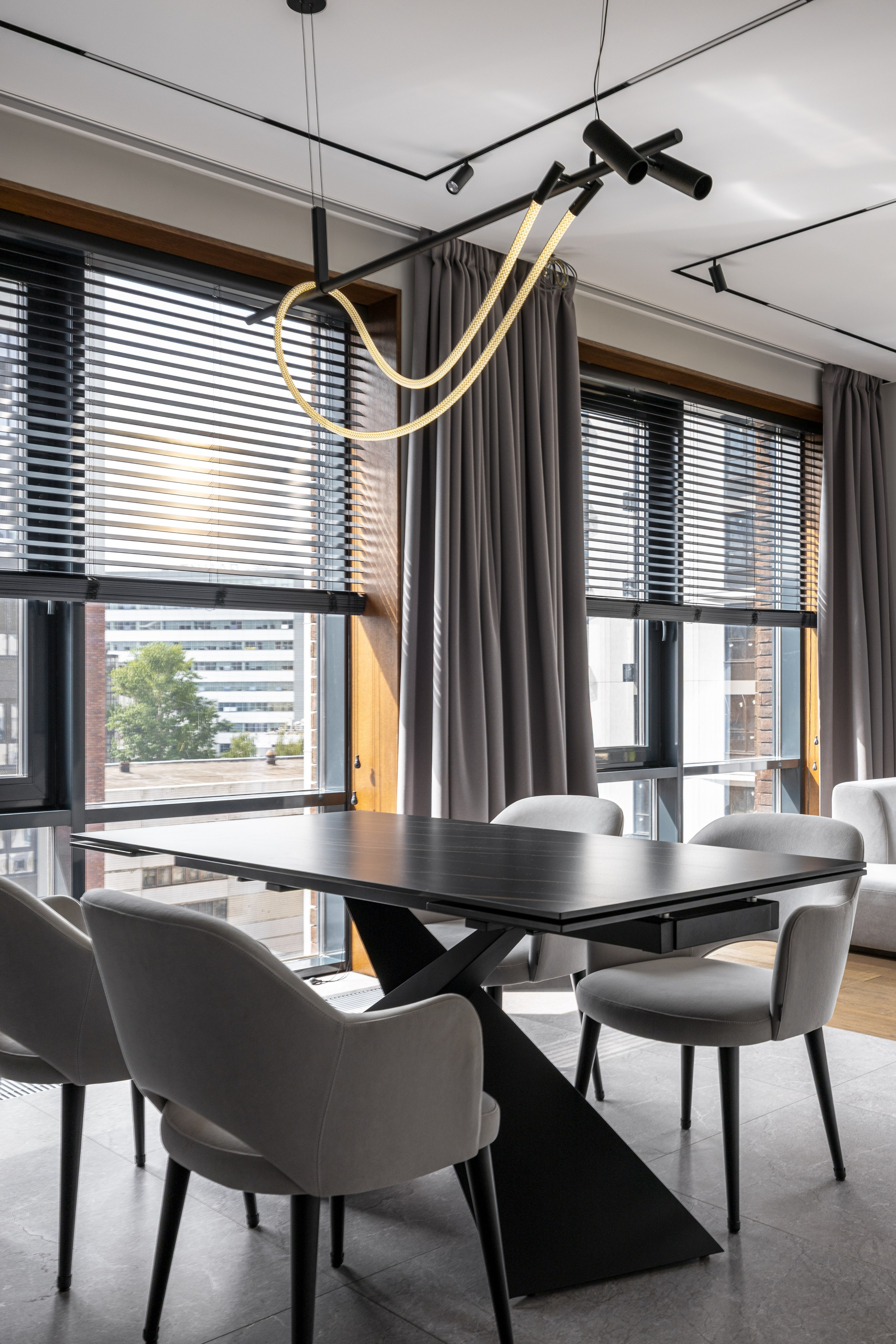 Дизайнерская семейная квартира с панорамными окнами. Veselinskiy| Интерьерный фотограф | Москва