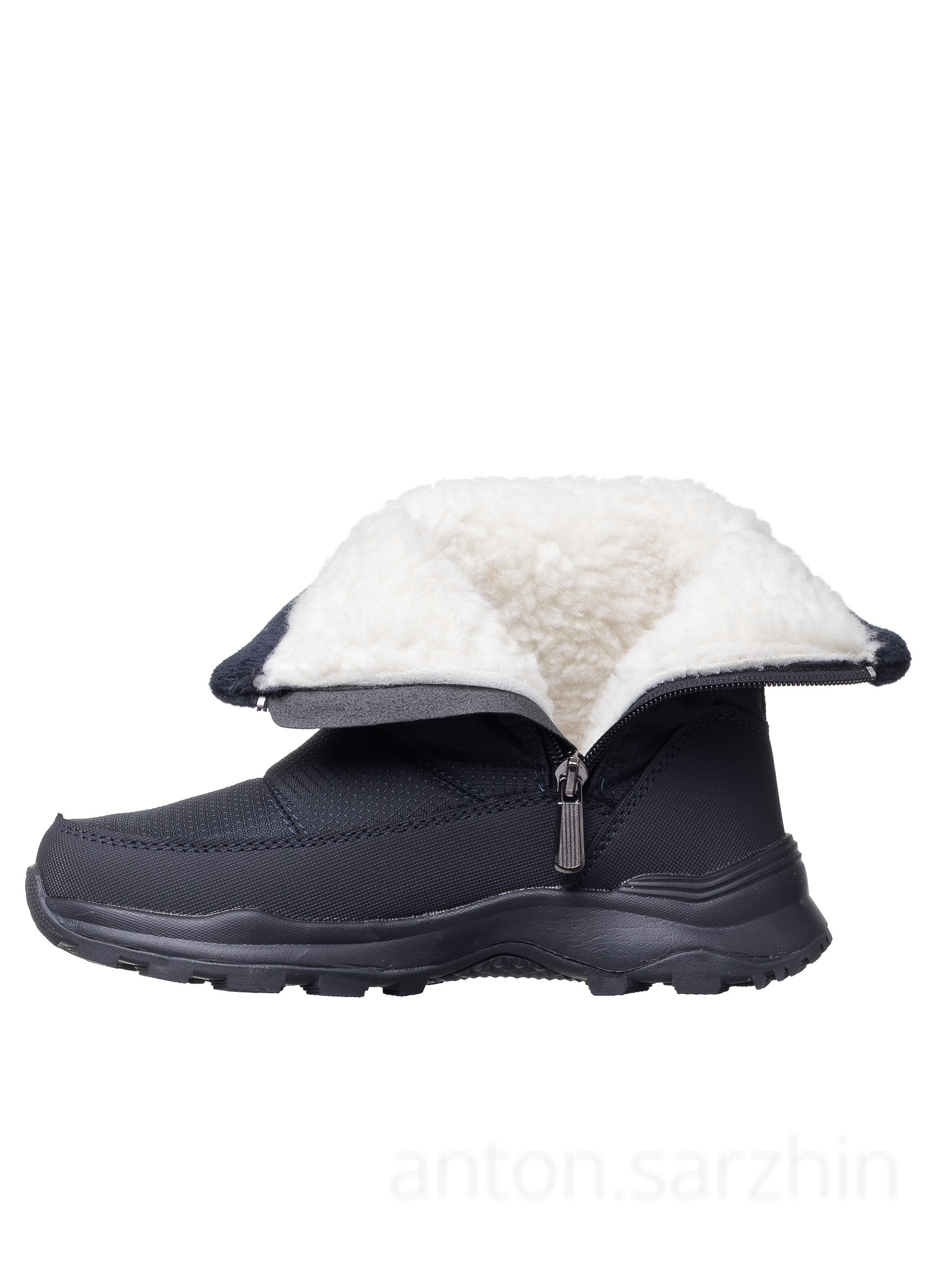 Съемка дутышей изнанки с мехом