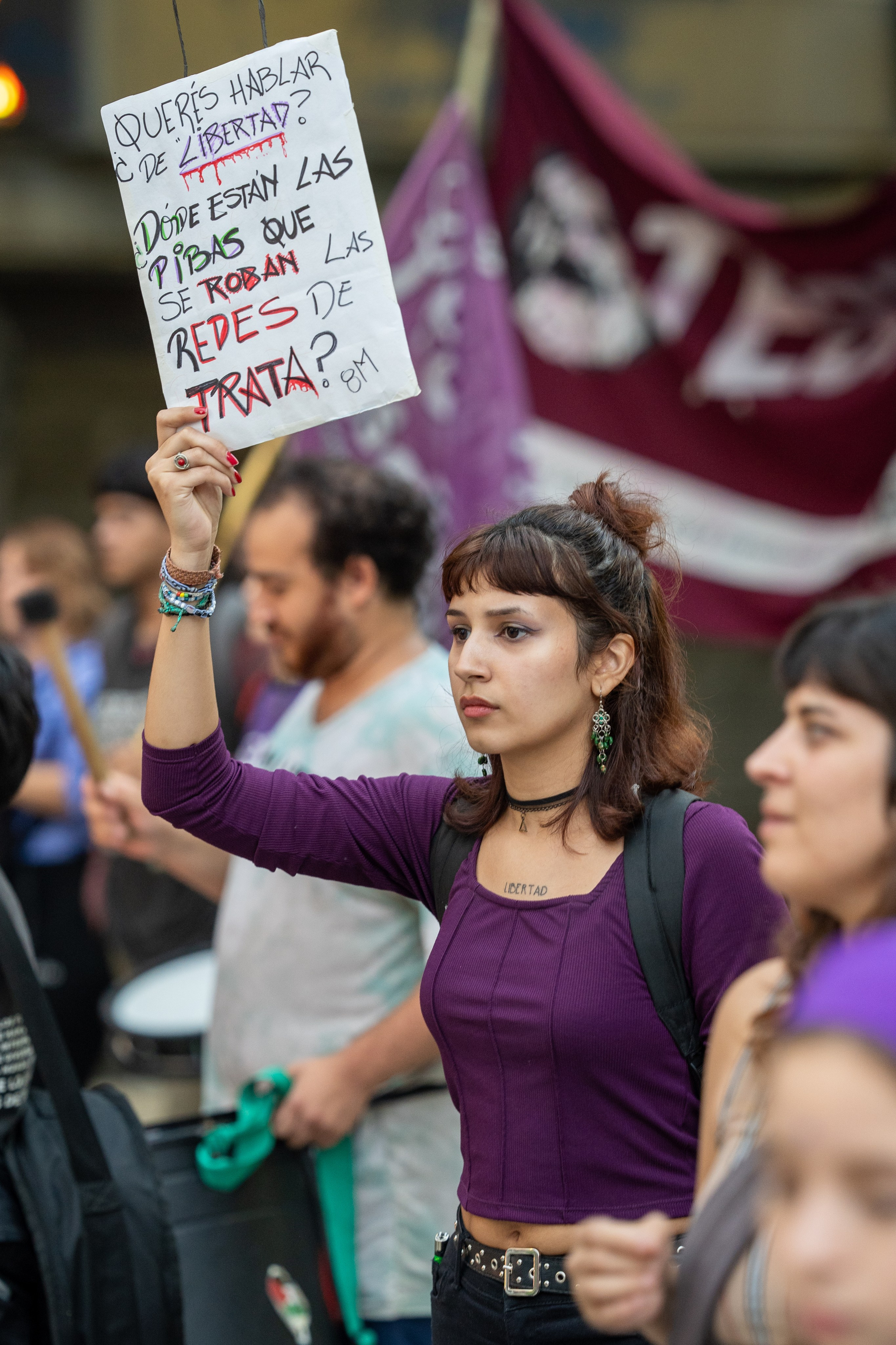 8 de marzo en Argentina. Arte de Shanti Alex