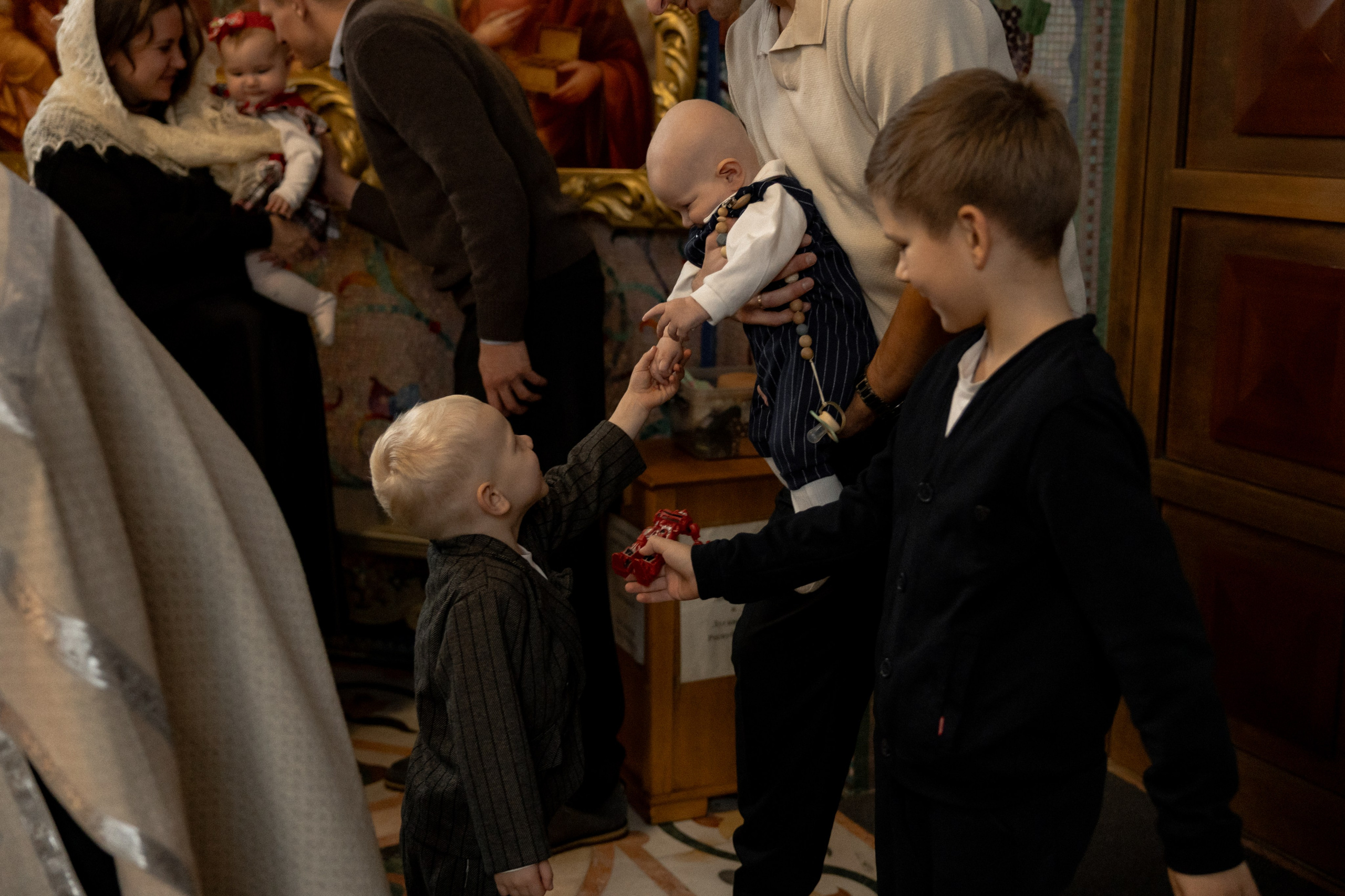 Крещение Ивана в часовне Серафима Саровского