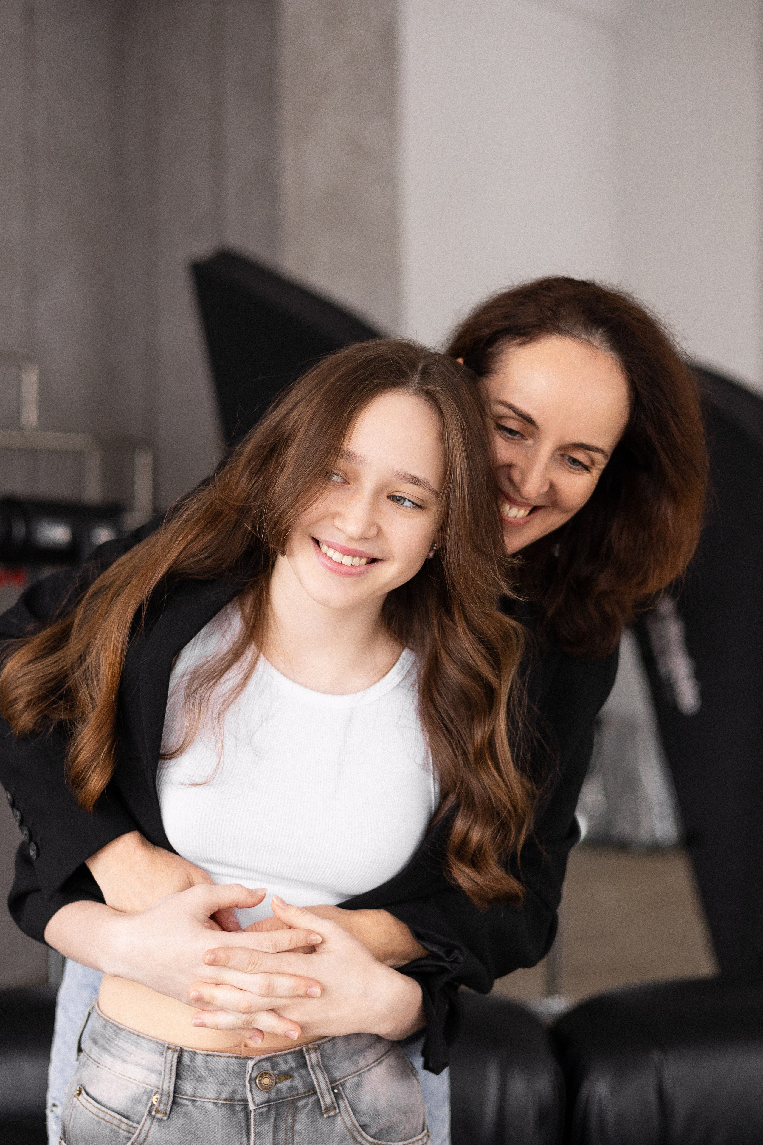 Фотосессия мамы с дочкой-подростком. Семейный фотограф в Москве Марина Петра