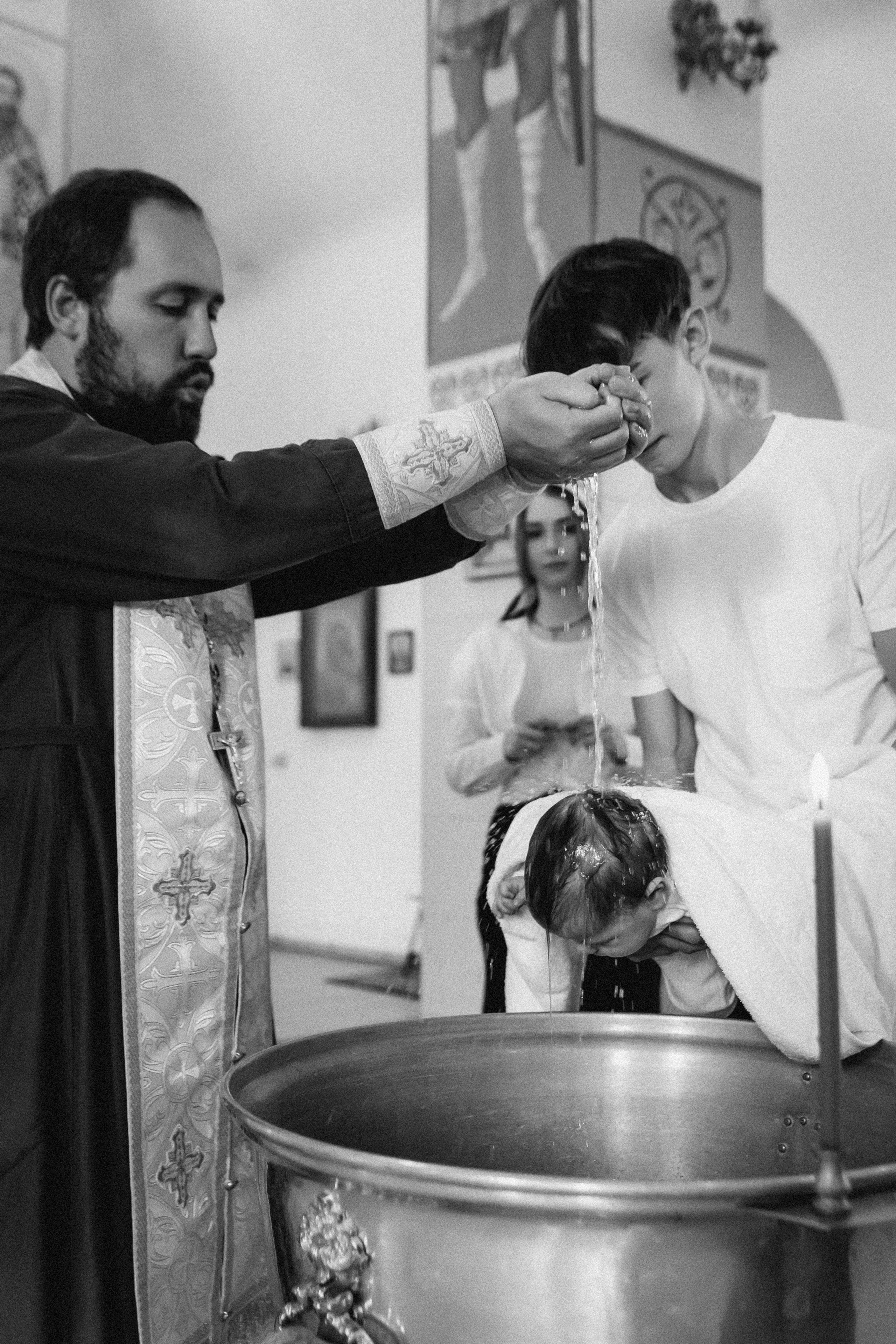Крещение Дамира. Семейный фотограф Минск Усова Ольга