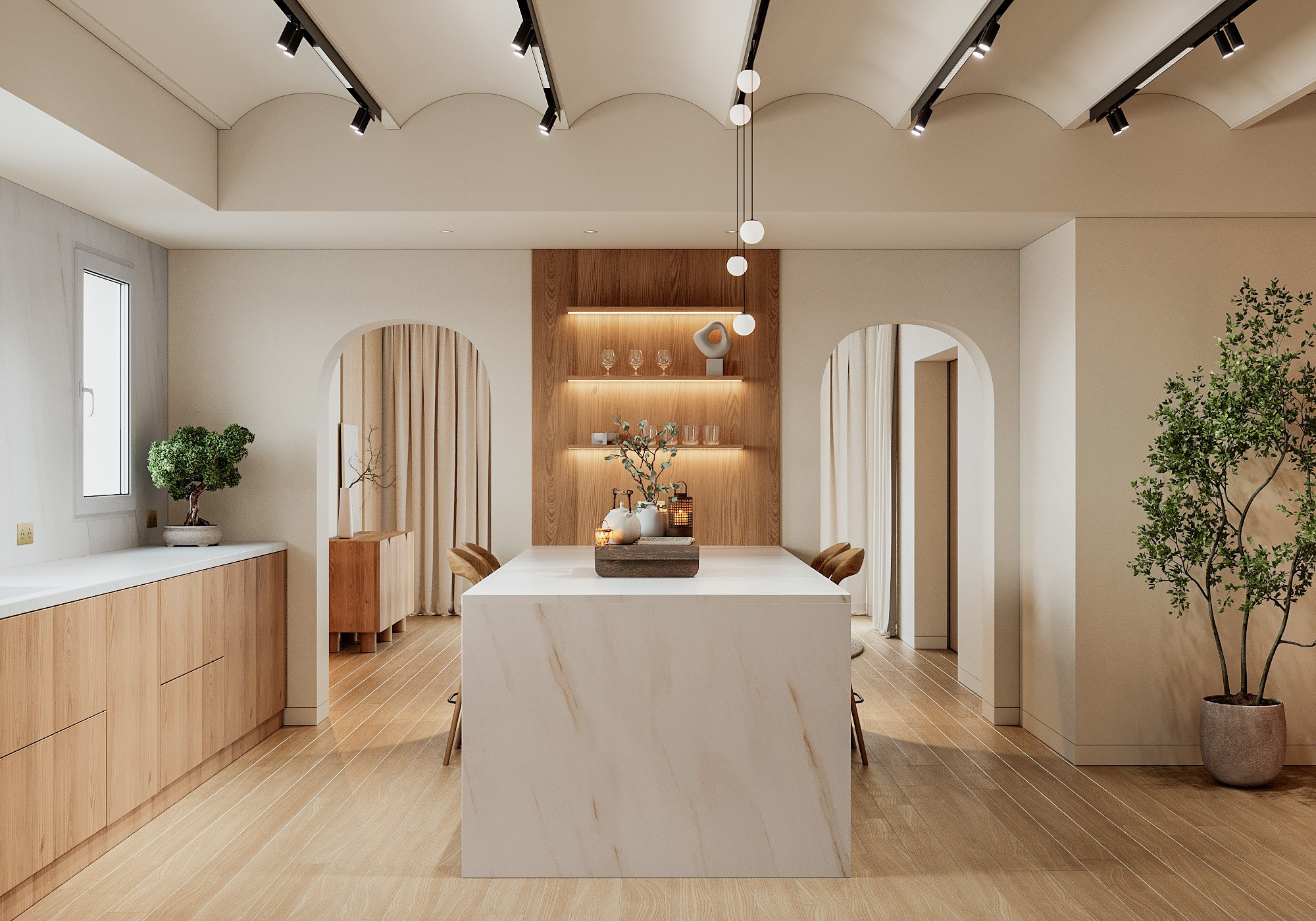 Квартира в Барселоне. Студия 3D визуализации