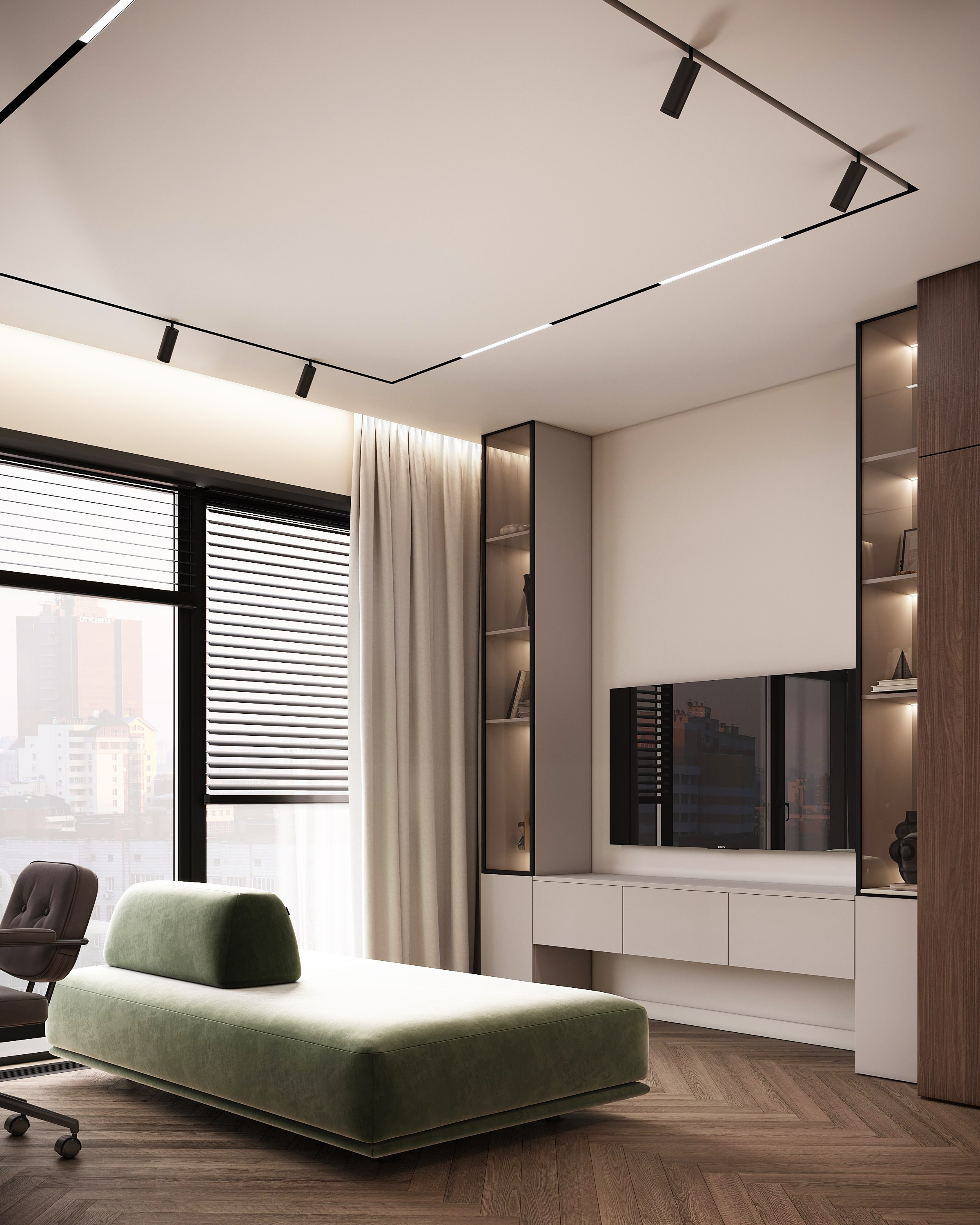 ЖК «CityBay» 40 м². Мария Воропаева | Дизайн интерьера под ключ Москва и МО