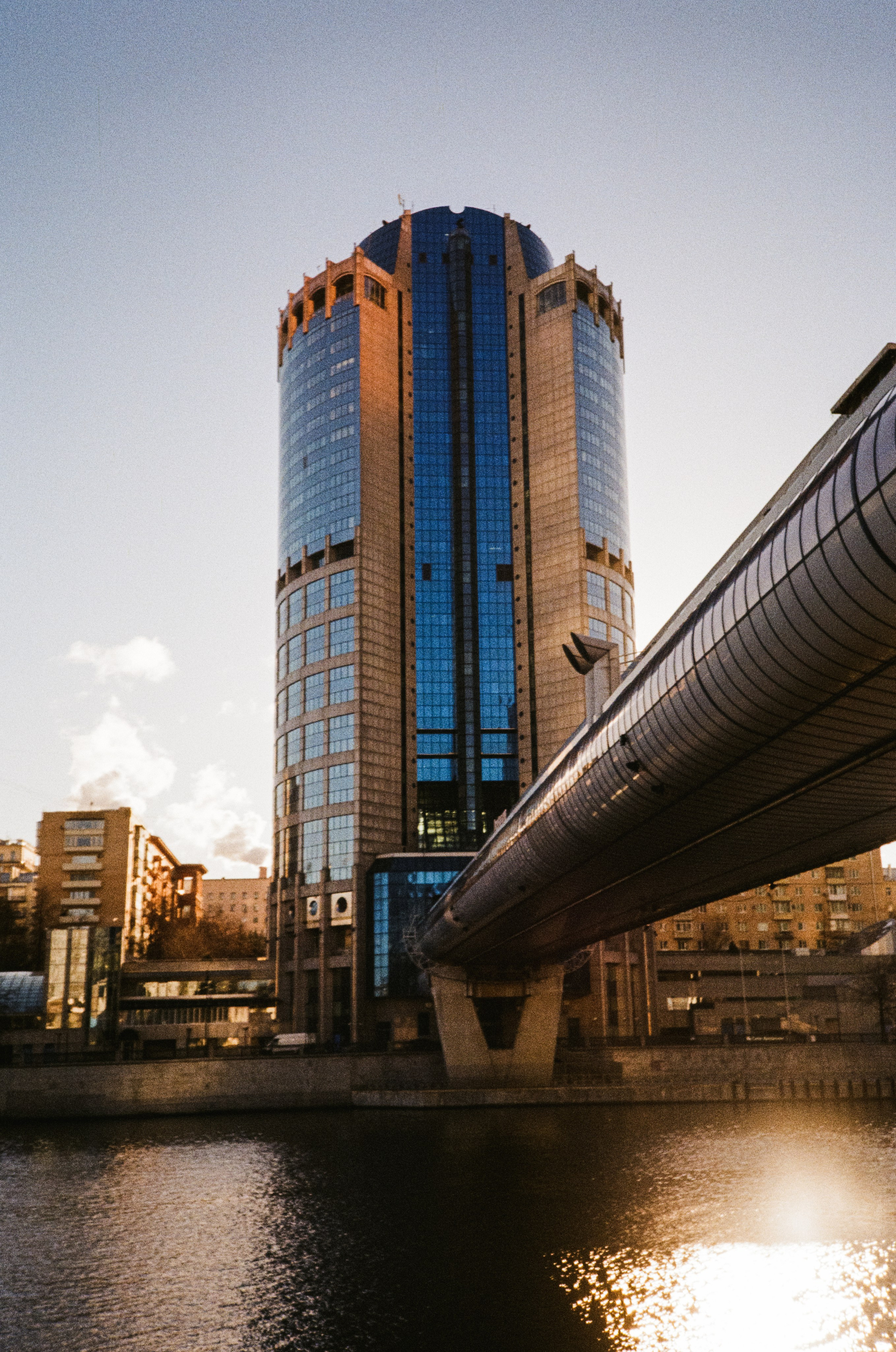 Москва Сити — 19 января 2025 года / Konica Big Mini (black) / Fujifilm C200