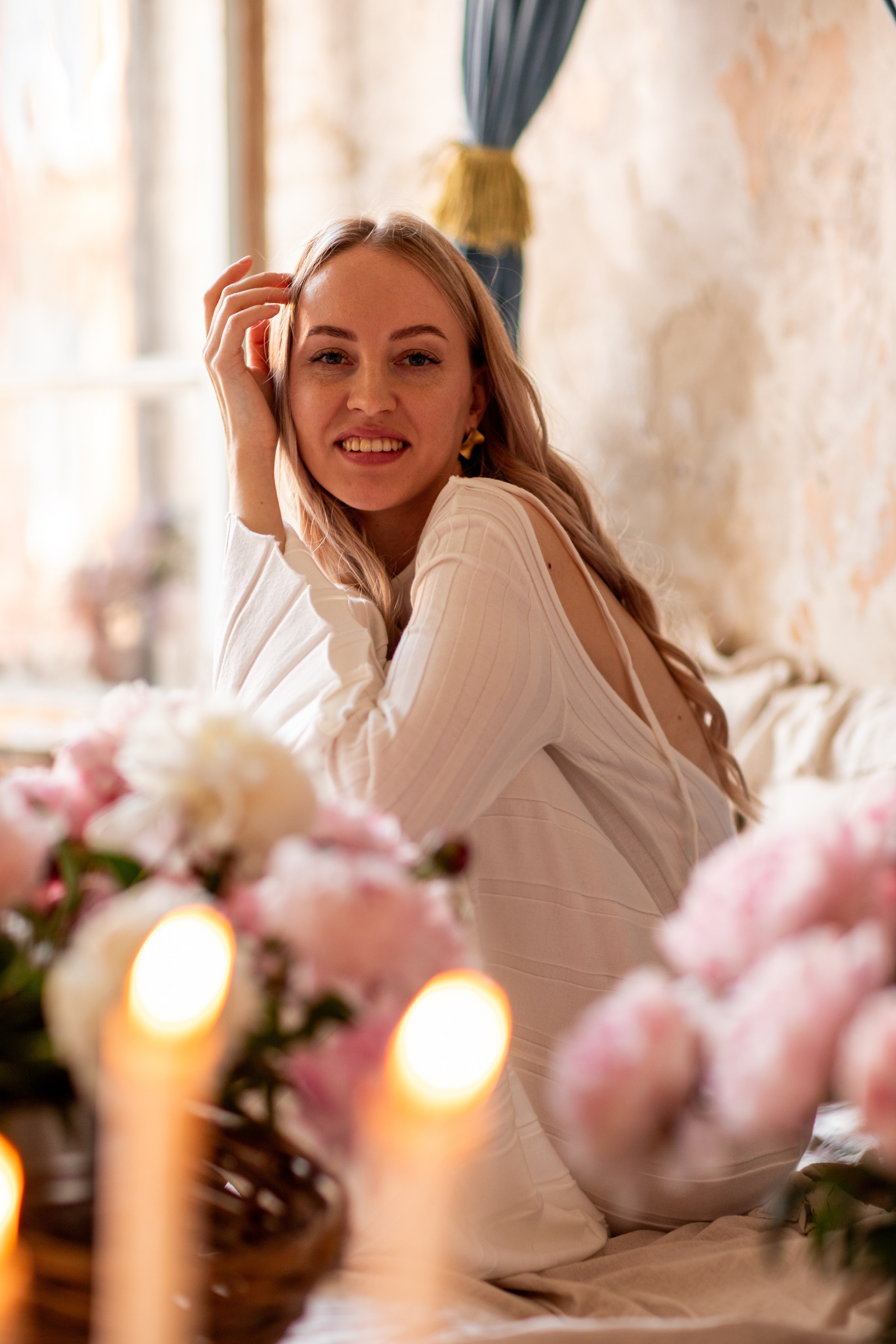 Съемка в живых пионах. Семейный и индивидуальный фотограф в Ростове-на-Дону