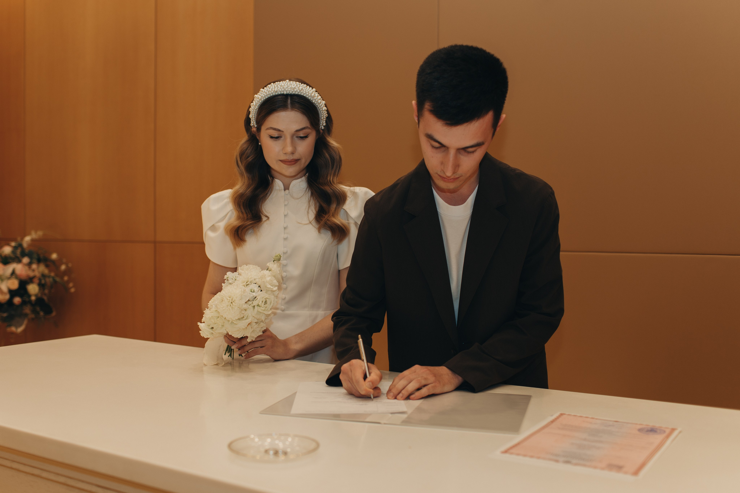 Марина & Никита. Роспись и прогулка. Семейный фотограф в Москве