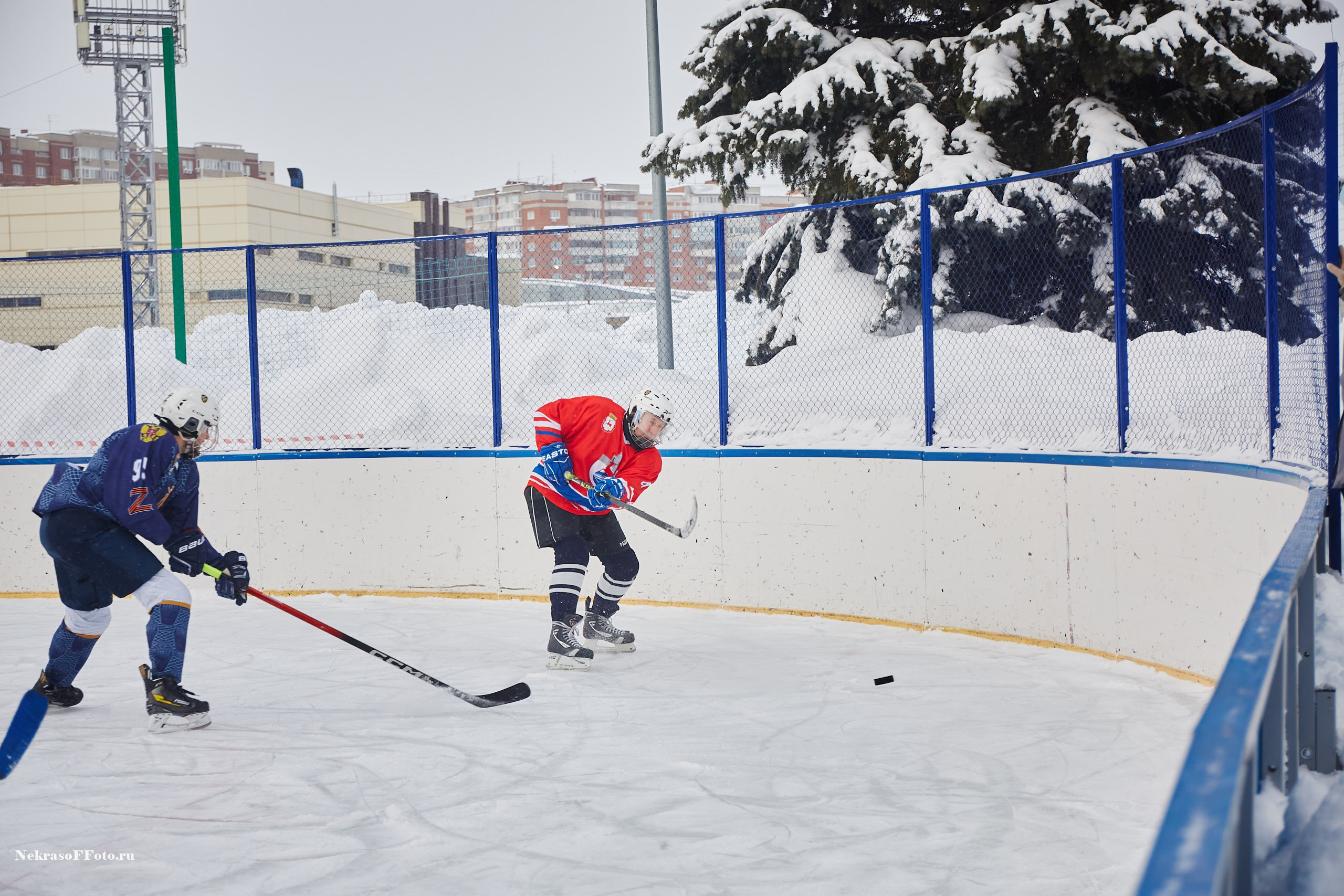 Турнир по хоккею «Русская классика» в рамках Офицерской хоккейной лиги. Спортивный фотограф Некрасов Денис