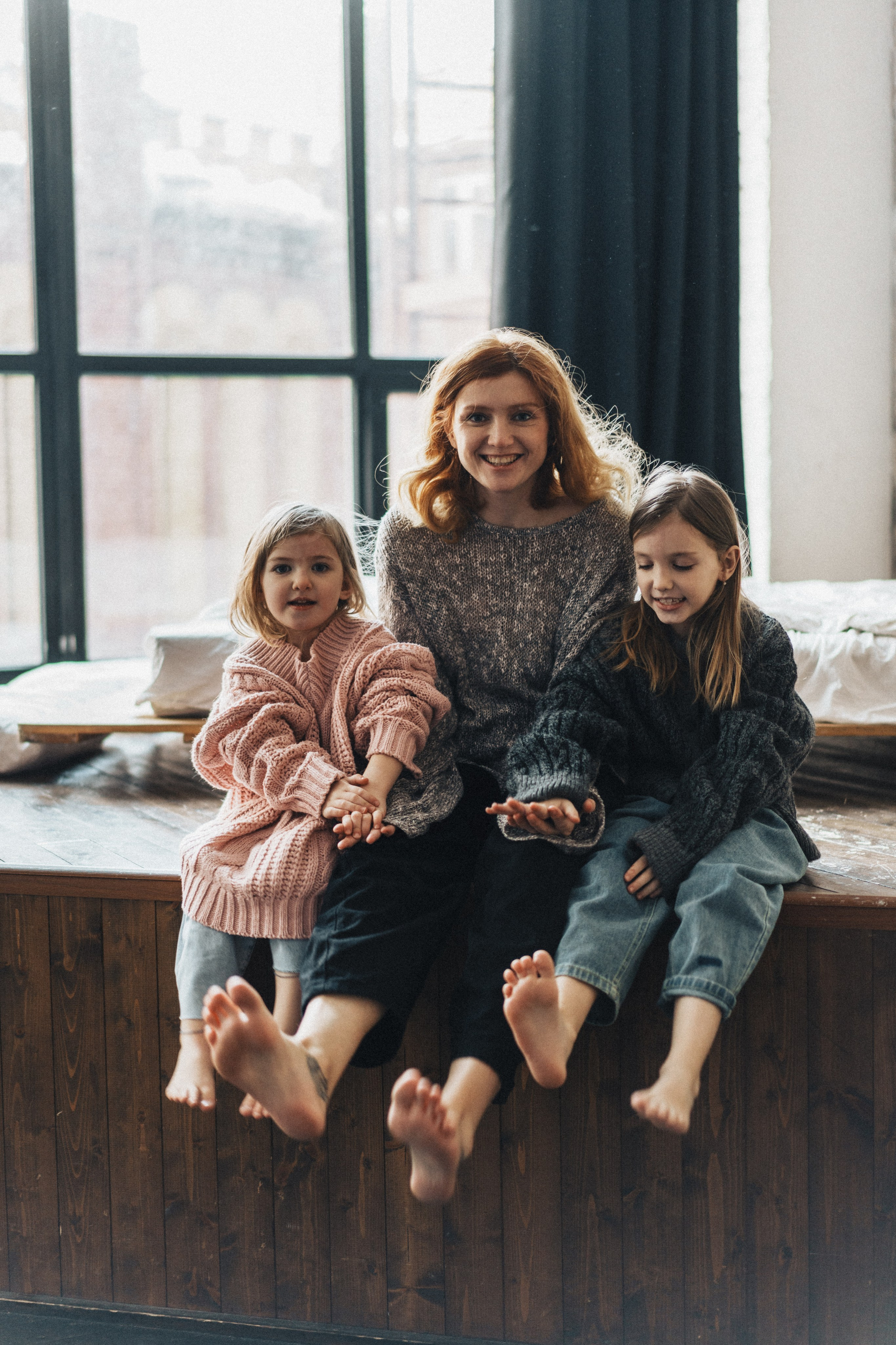 Наташа и девочки в проекте «Хочу как мама». Семейный и детский фотограф и видеограф в Москве, Серпухове и Тарусе Валерия Сорокина