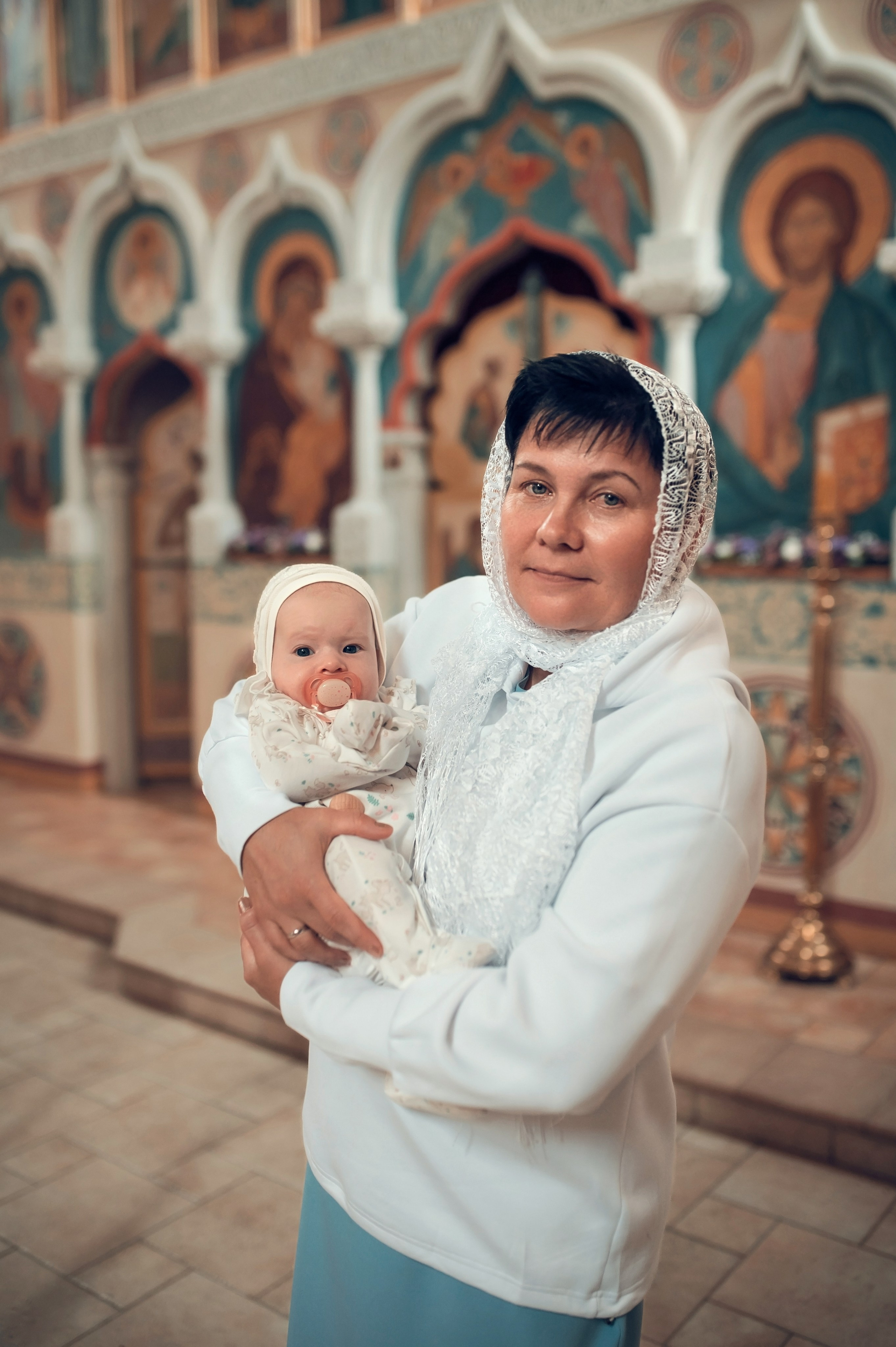Таинство Крещения Церковь иконы Божией матери Всецарица. Семейный фотограф Олеся Батурина Рязань