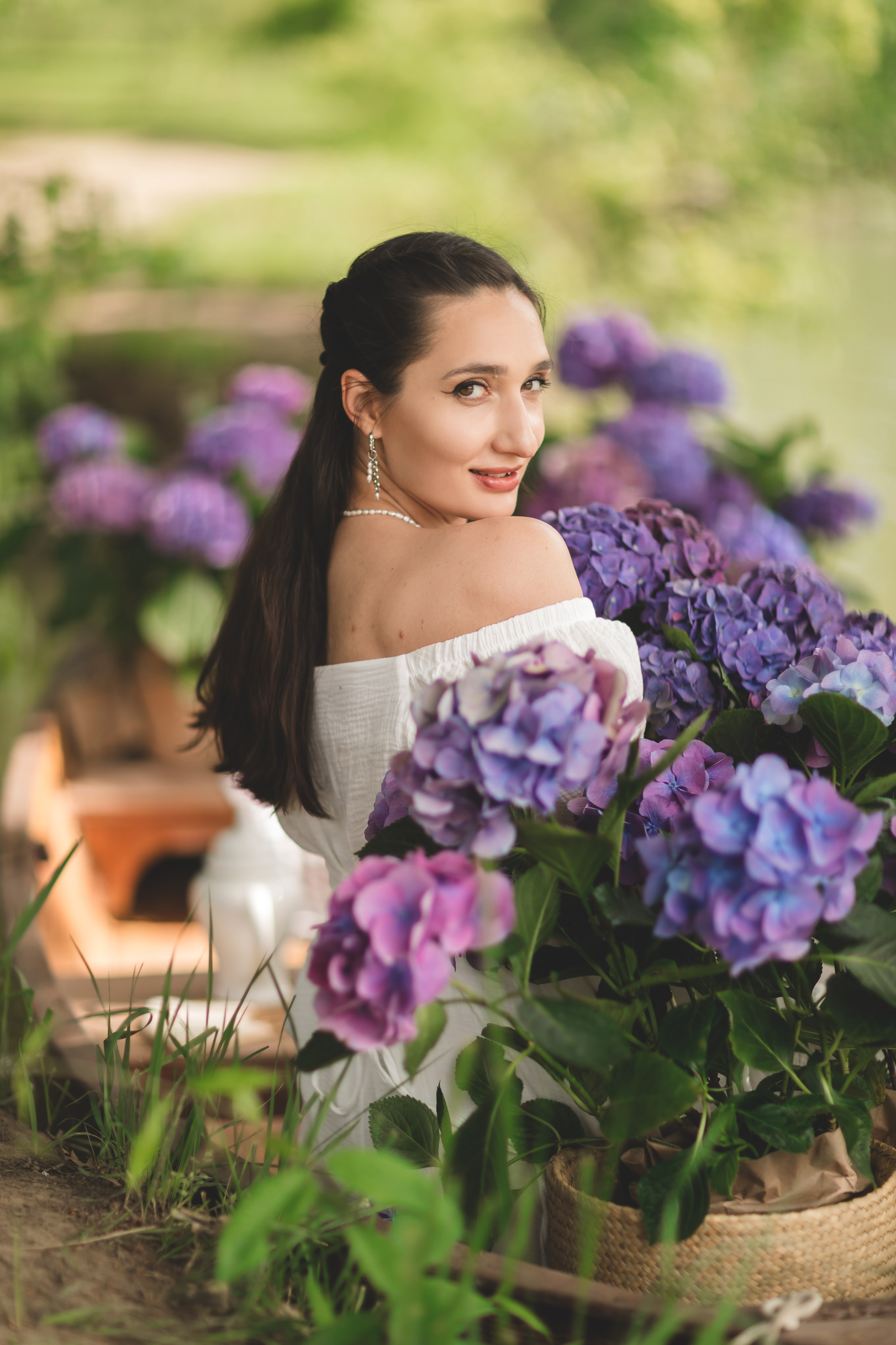 Лодка с гортензией (25 апреля). Семейный и детский фотограф Краснодар Валерия Власенко