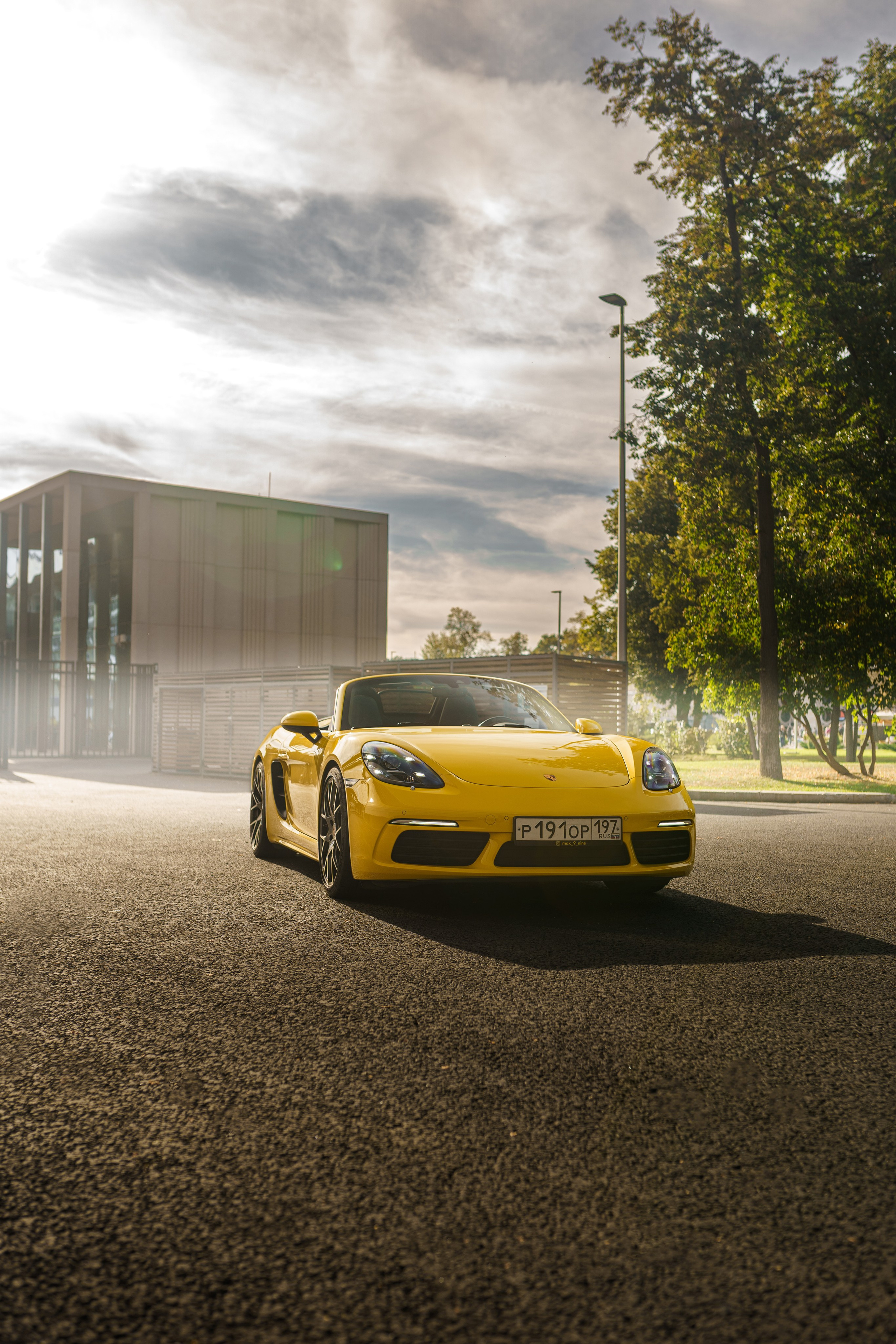 Porsche 718 Boxster S. Автомобильный фотограф в Москве | Базилев Александр