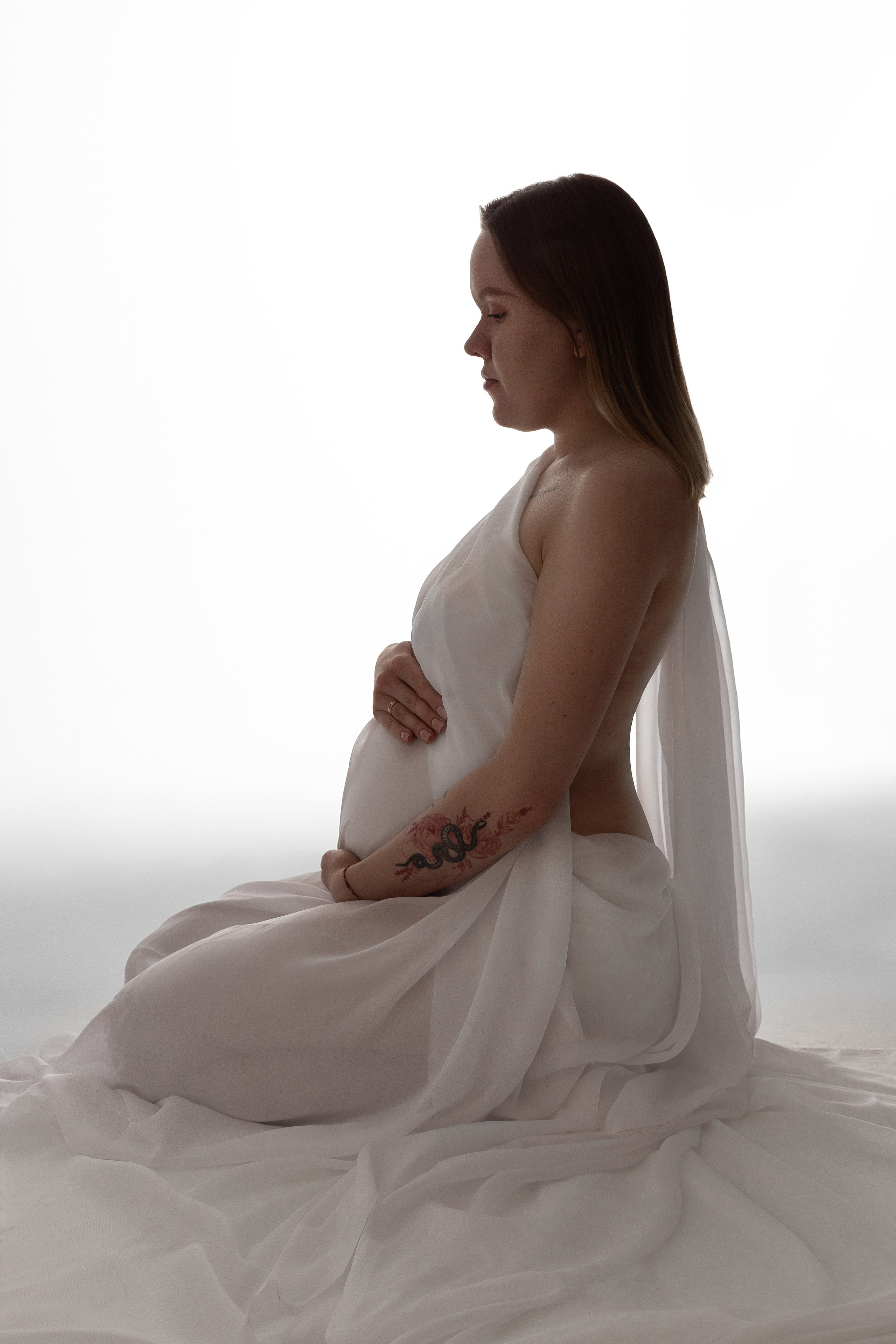 Фотосессия беременности 2025-01-25. Анастасия, Фотограф женского портрета и беременности в стиле vogue