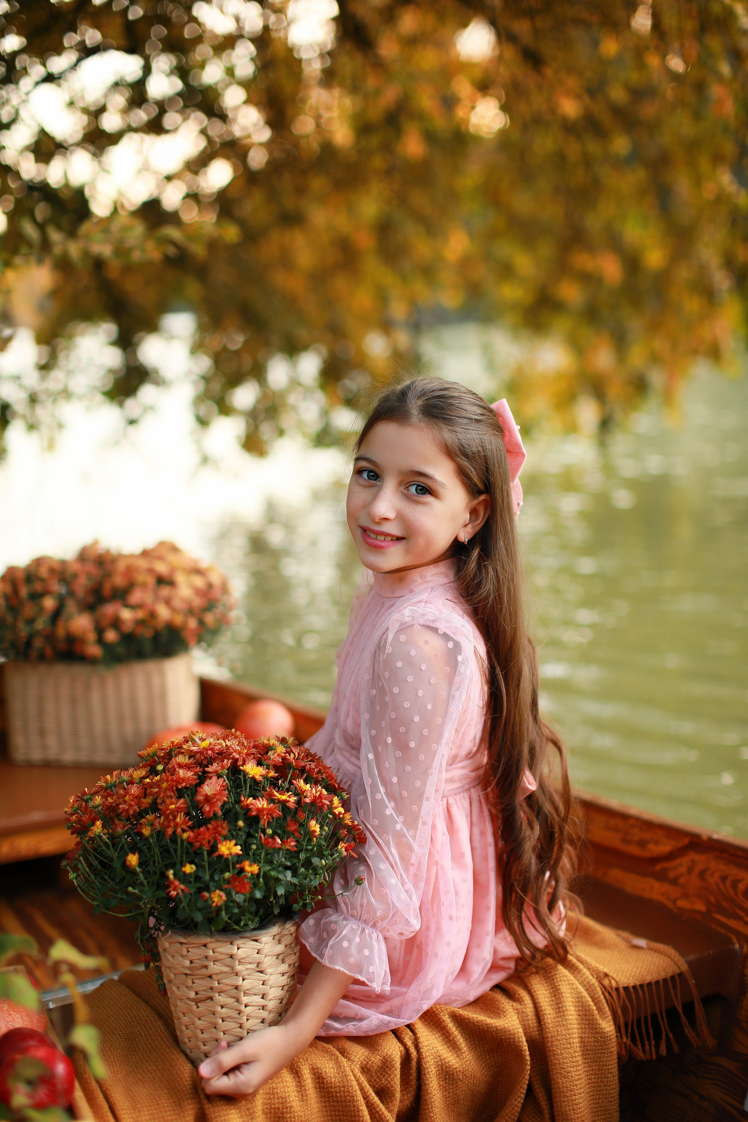 Осенняя лодочка. Детский семейный фотограф Краснодар