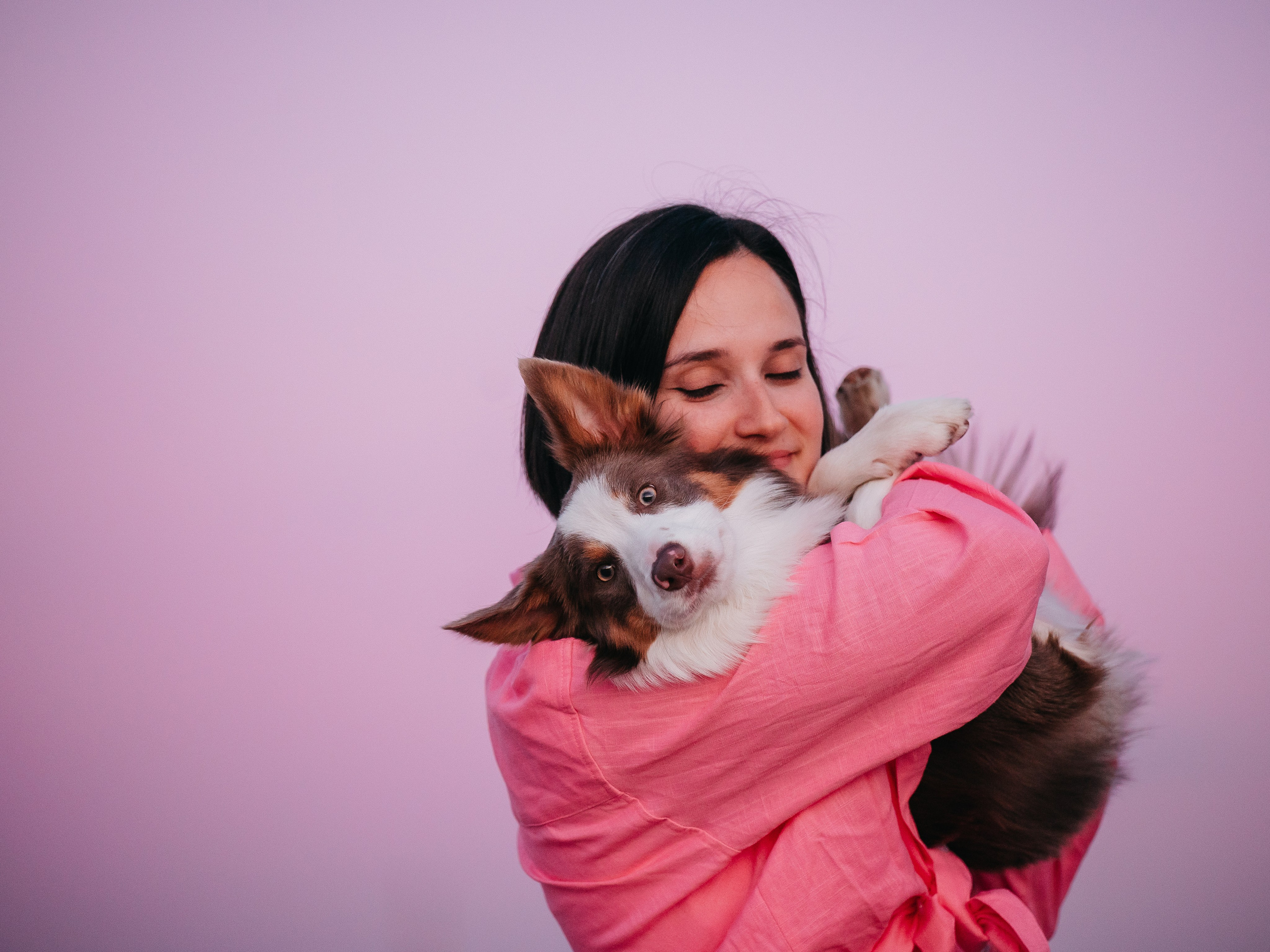 Маша, Лика, Нао и Рафта. Семейный фотограф анималист Ананьева Мария — Москва