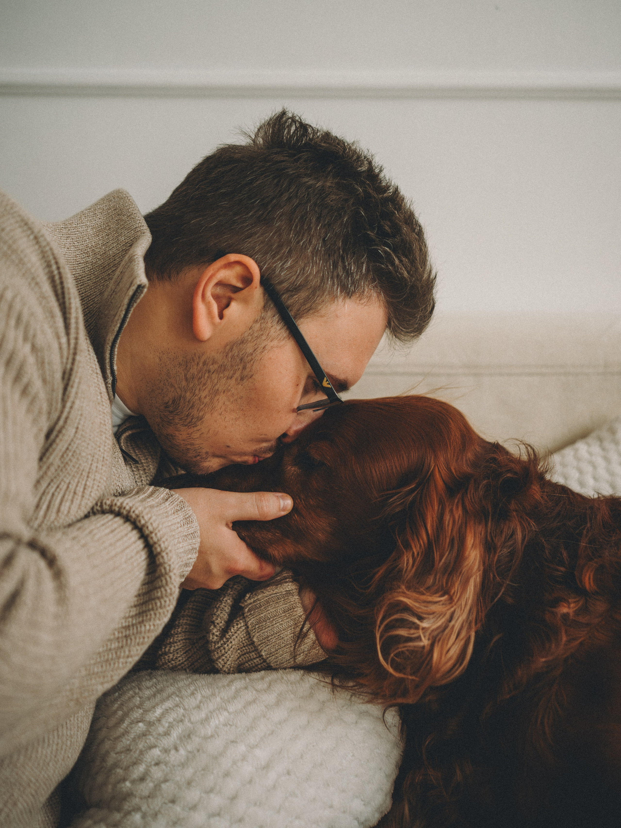 Маша, Илья и Локи. Семейный фотограф анималист Ананьева Мария — Москва
