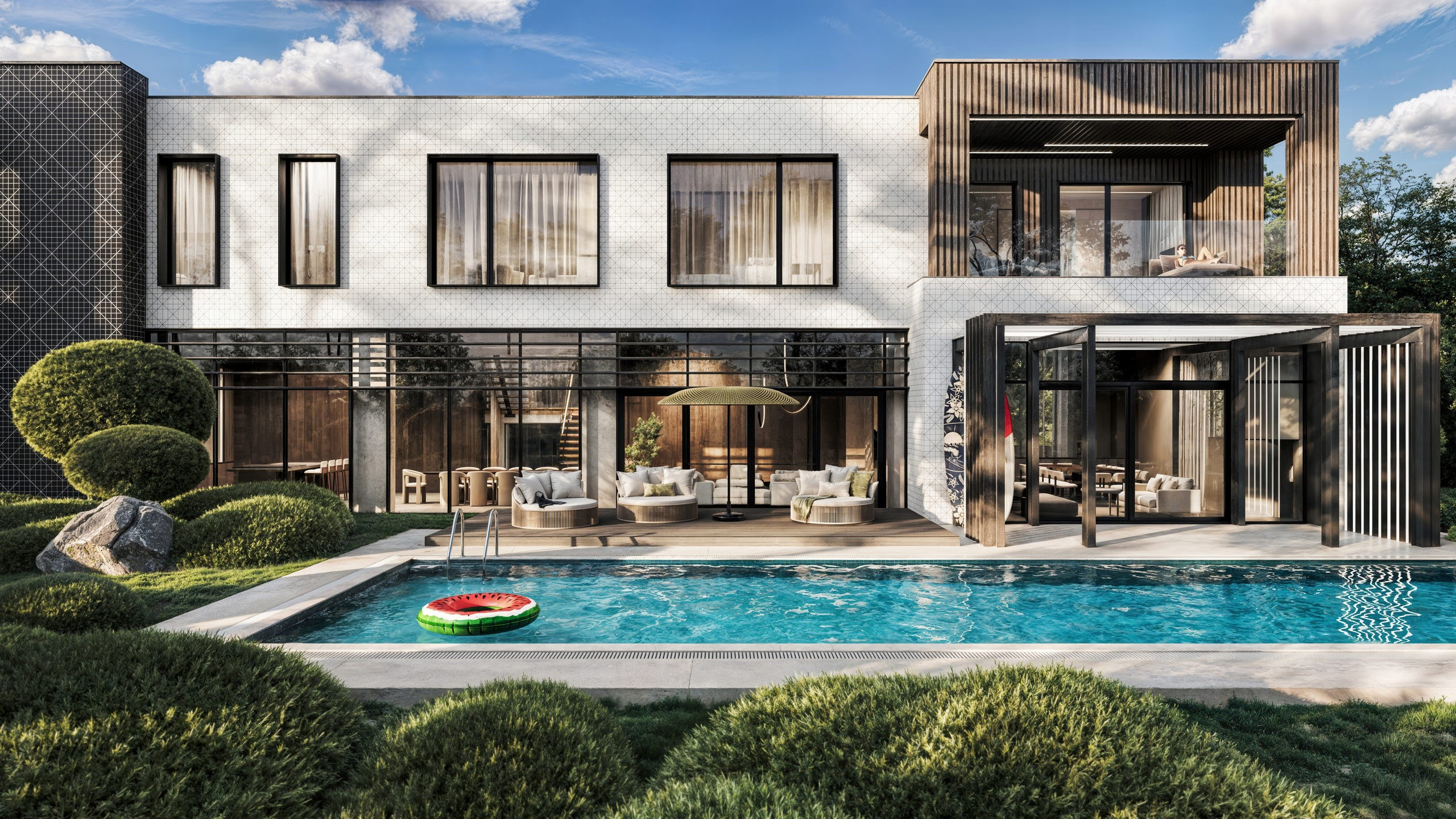 Дом от дизайн студии RED ROBOT DESIGN. Архитектор | дизайнер | художник Сергей Ратчин в Москве