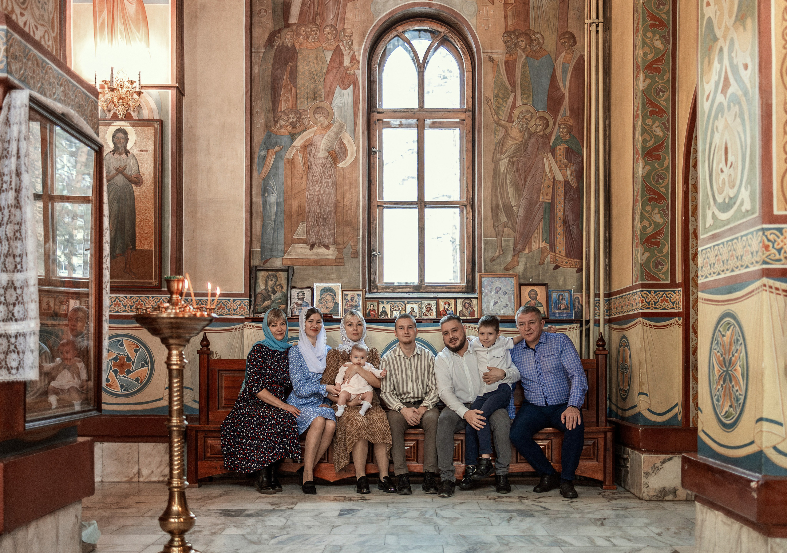 Крещение Дарии. ТОП Фотограф на Крещение и Венчание Железногорск Алексей Мещеряков