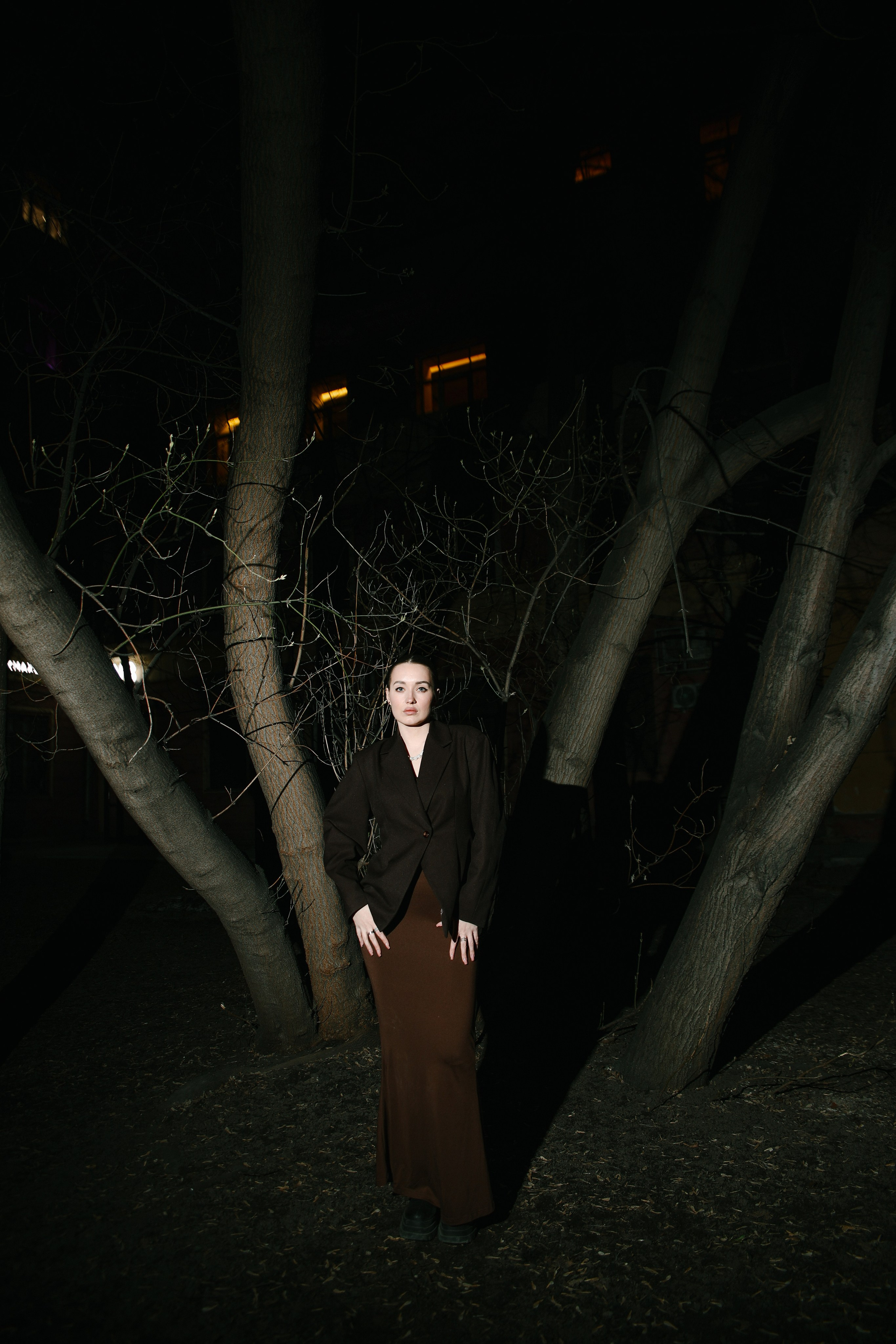 Ночная прогулки. Индивидуальный фотограф Новосибирск Настя