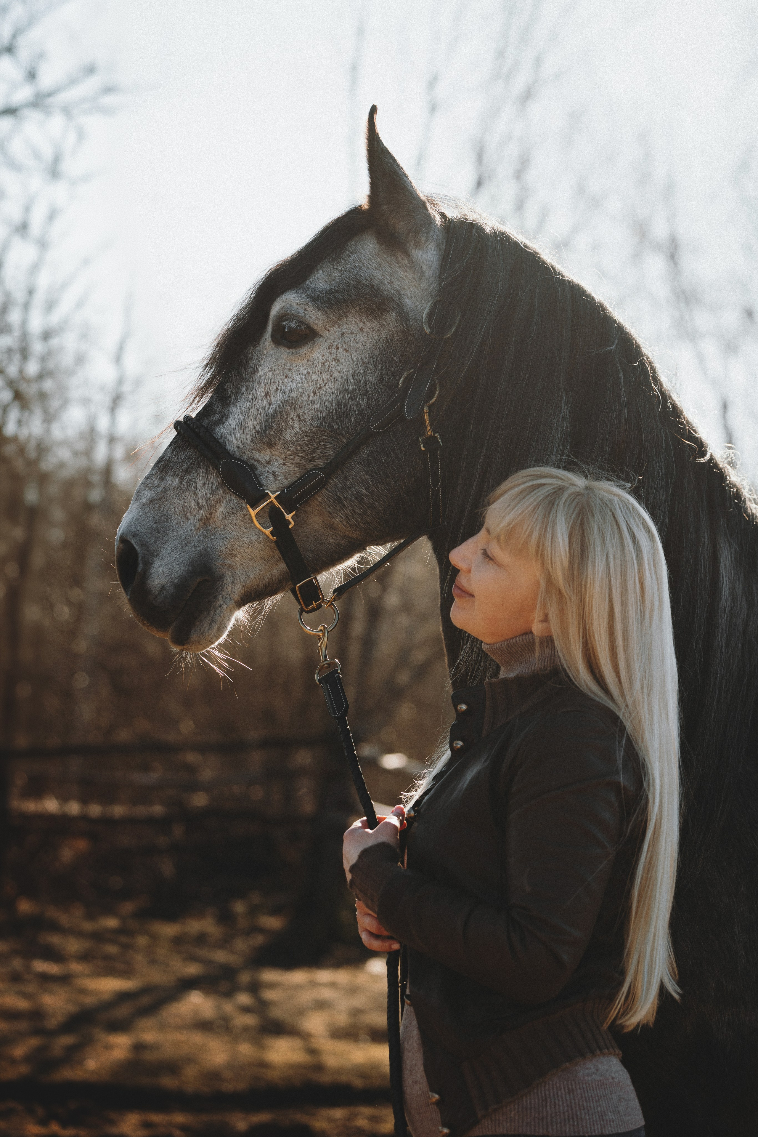 Ирина и Командор. Фотограф анималист Осипчикова Мария