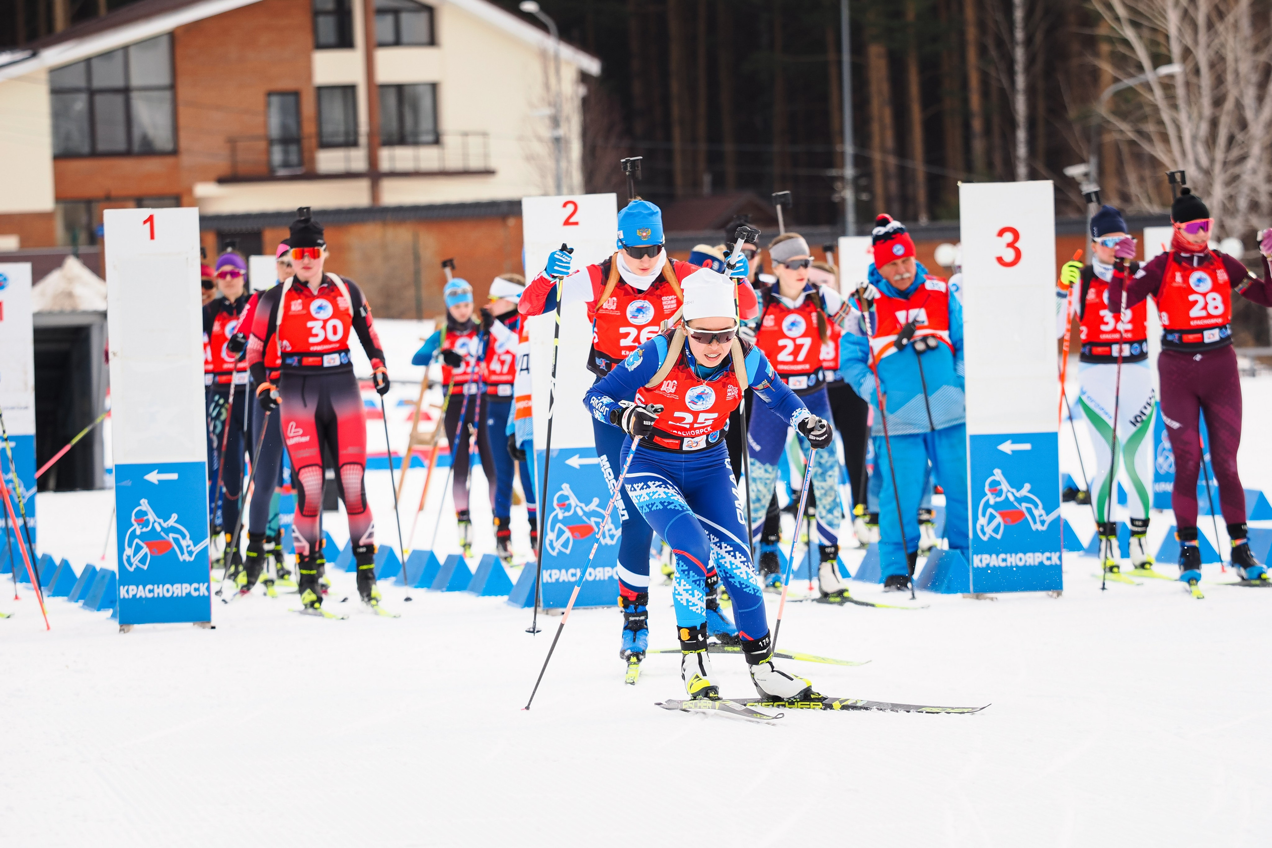 Биатлон / Первенство России. Репортажный фотограф Алексей Козьмин